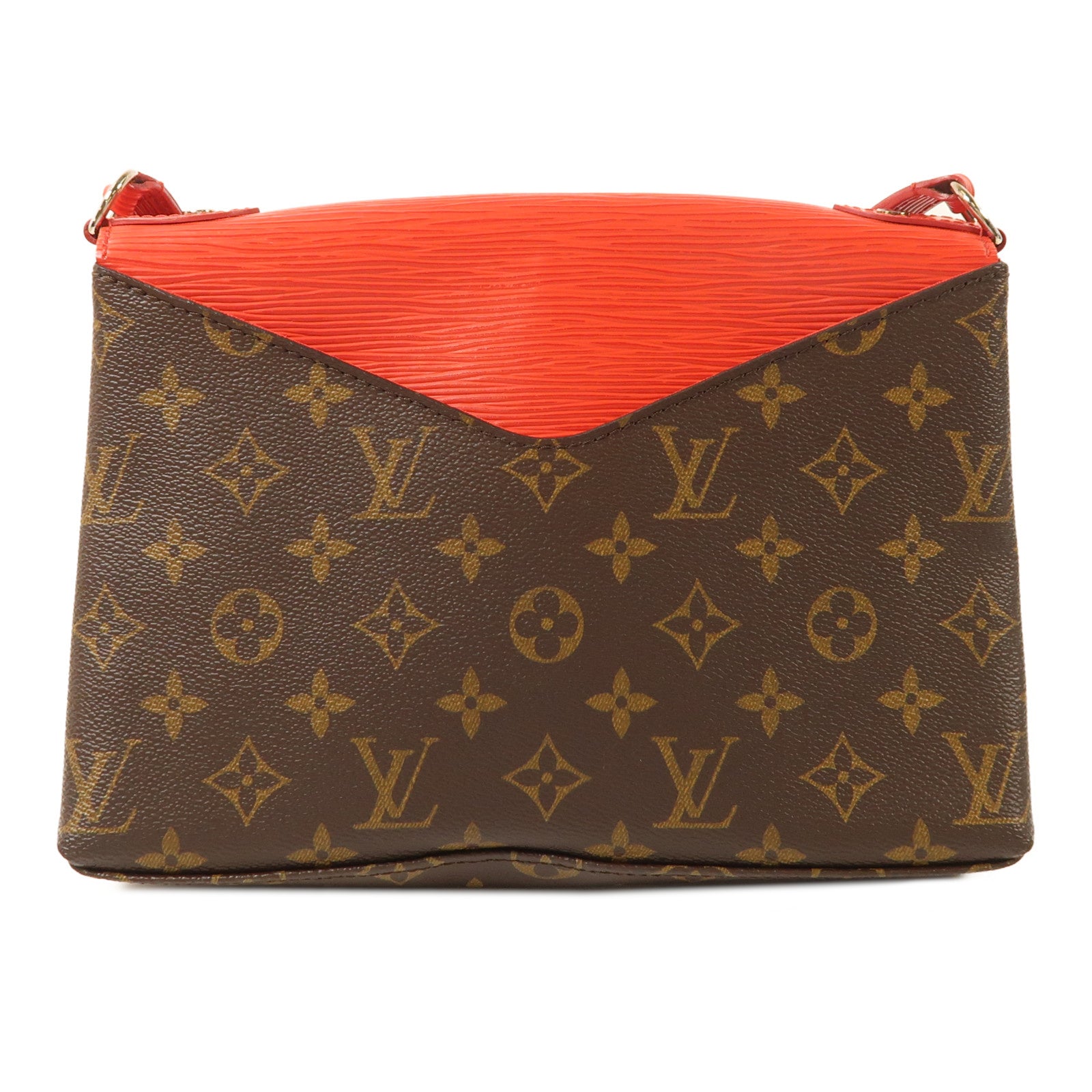 LOUIS VUITTON Monogram/Epi Saint Michel銀扣肩背袋