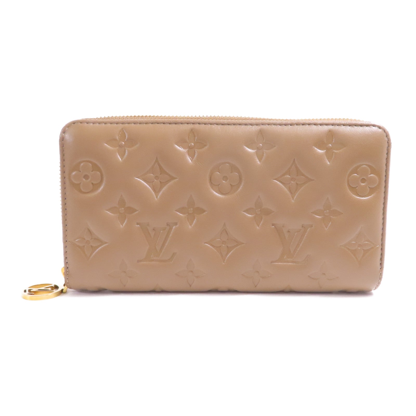 LOUIS VUITTON 【激減優惠】Monogram Coussin Zipper Long Wallet金扣長錢包