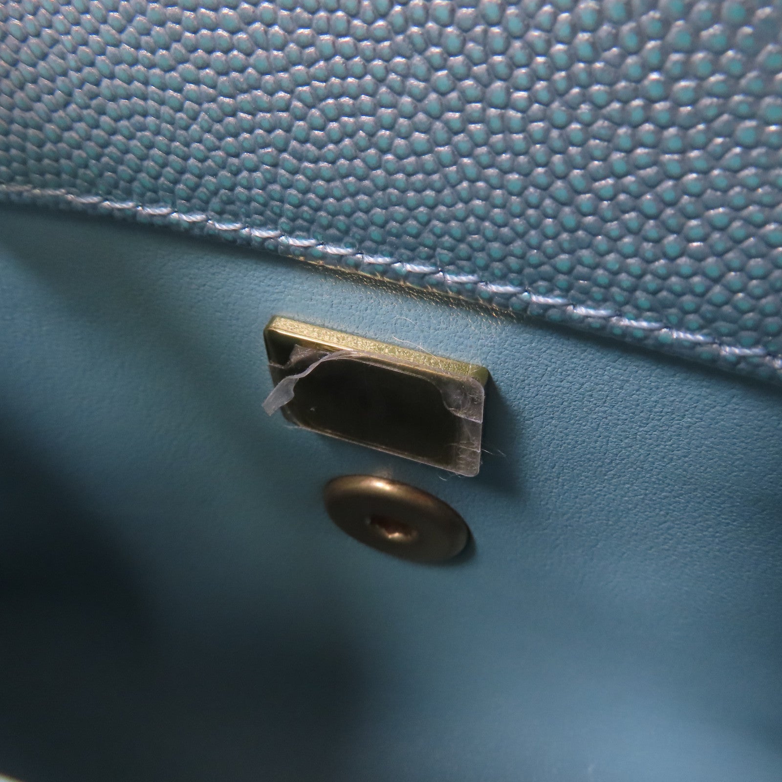 CHANEL 【激減優惠】牛皮皮革Mini Coco Handle金扣鏈帶手挽肩背兩用袋