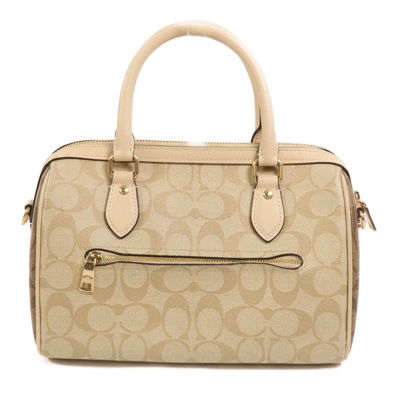 COACH 牛皮皮革2 Way Shoulder Bag手挽肩背兩用袋