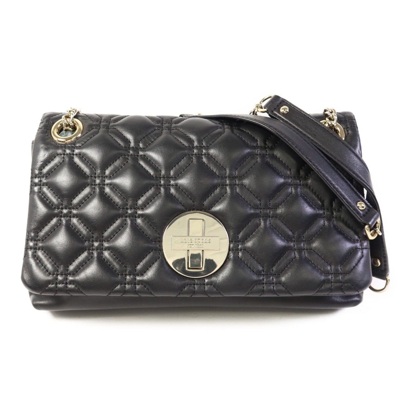 Kate Spade 牛皮皮革Chain Shoulder Bag鏈帶肩背袋