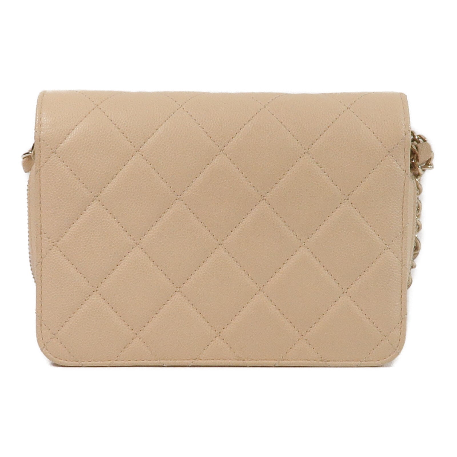 CHANEL 牛皮皮革Mini Flap Bag鏈帶肩背袋