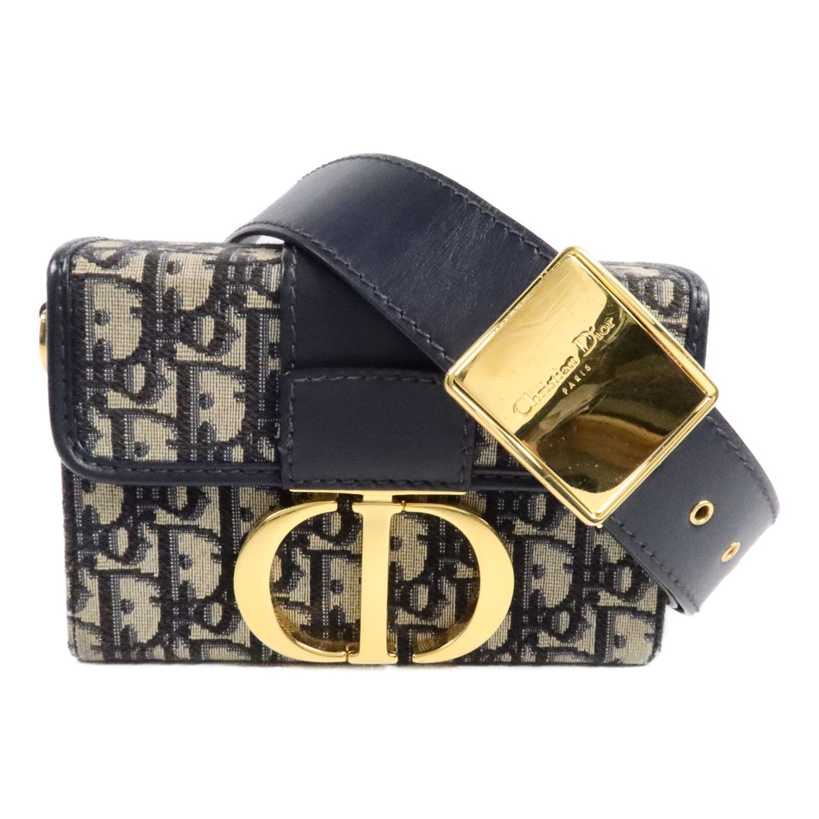 Dior 帆布30 Montaigne Box肩背袋