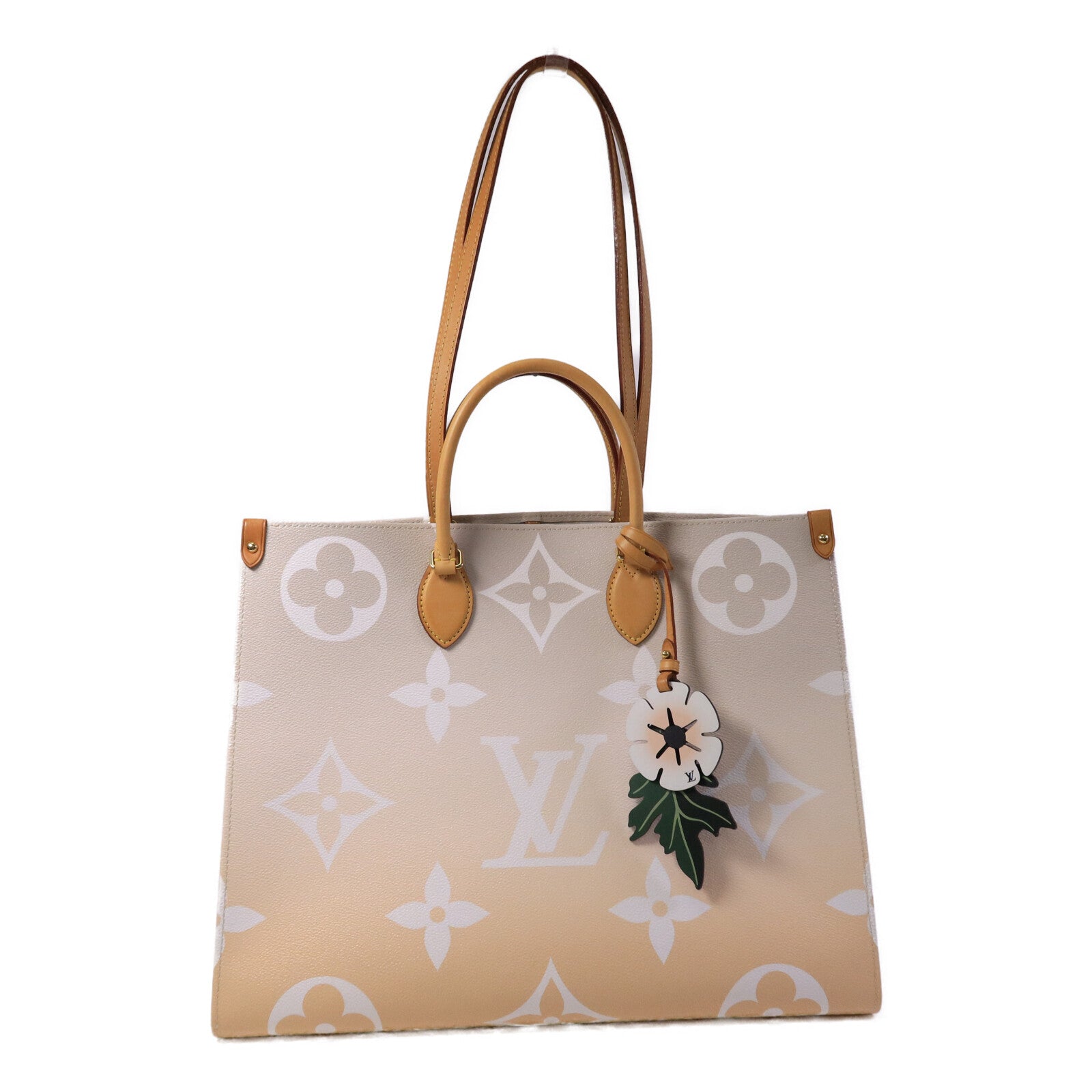 LOUIS VUITTON Monogram Giant On The Go GM手挽肩背兩用袋