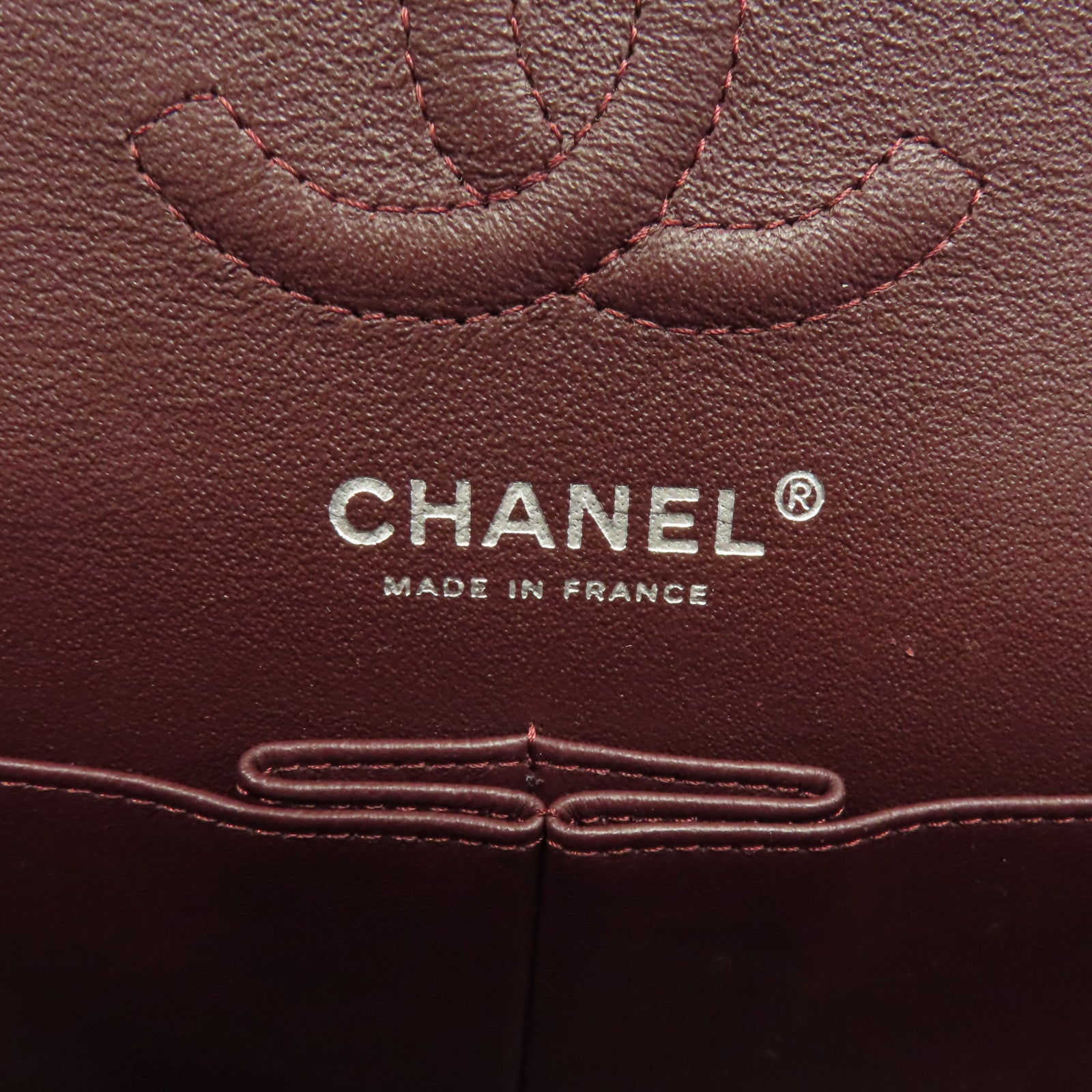 CHANEL 菱格羊皮皮革Classic Flap 23銀扣鏈帶肩背袋黑色