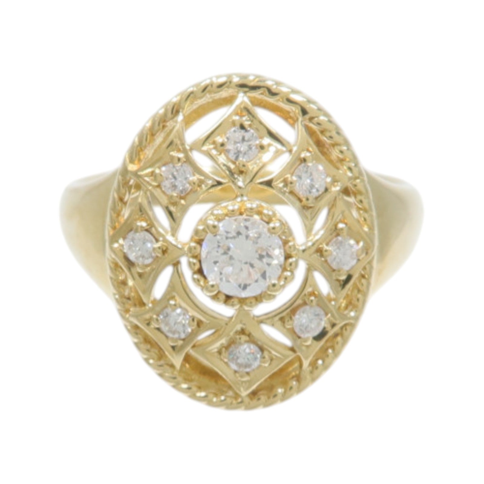 JEWELRY 18K黃金Diamond Ring鑽石戒指