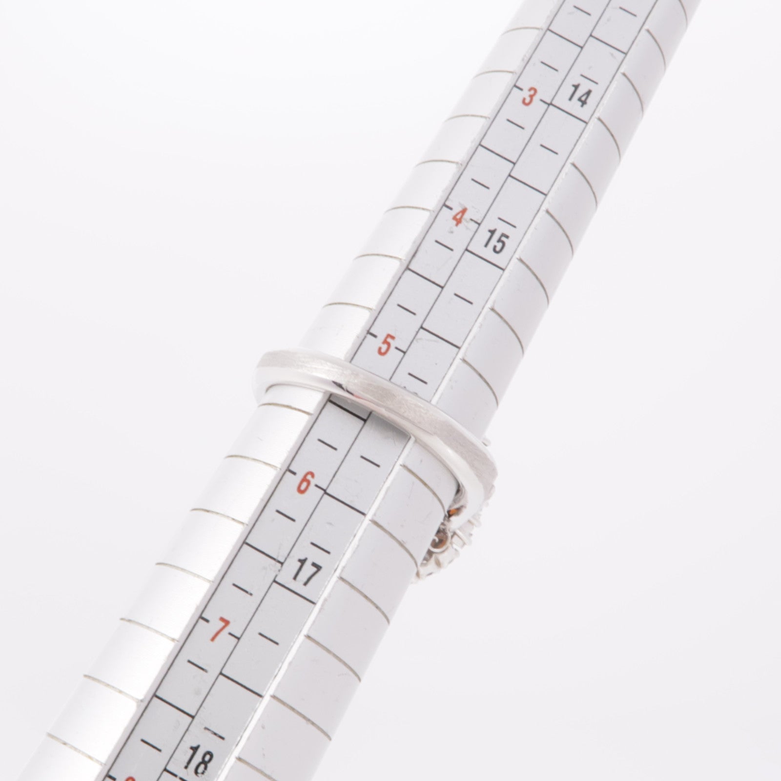 JEWELRY【激減優惠】 PT900鉑金Fire Opal/Diamond Ring 蛋白石/鑽石戒指US#5.25