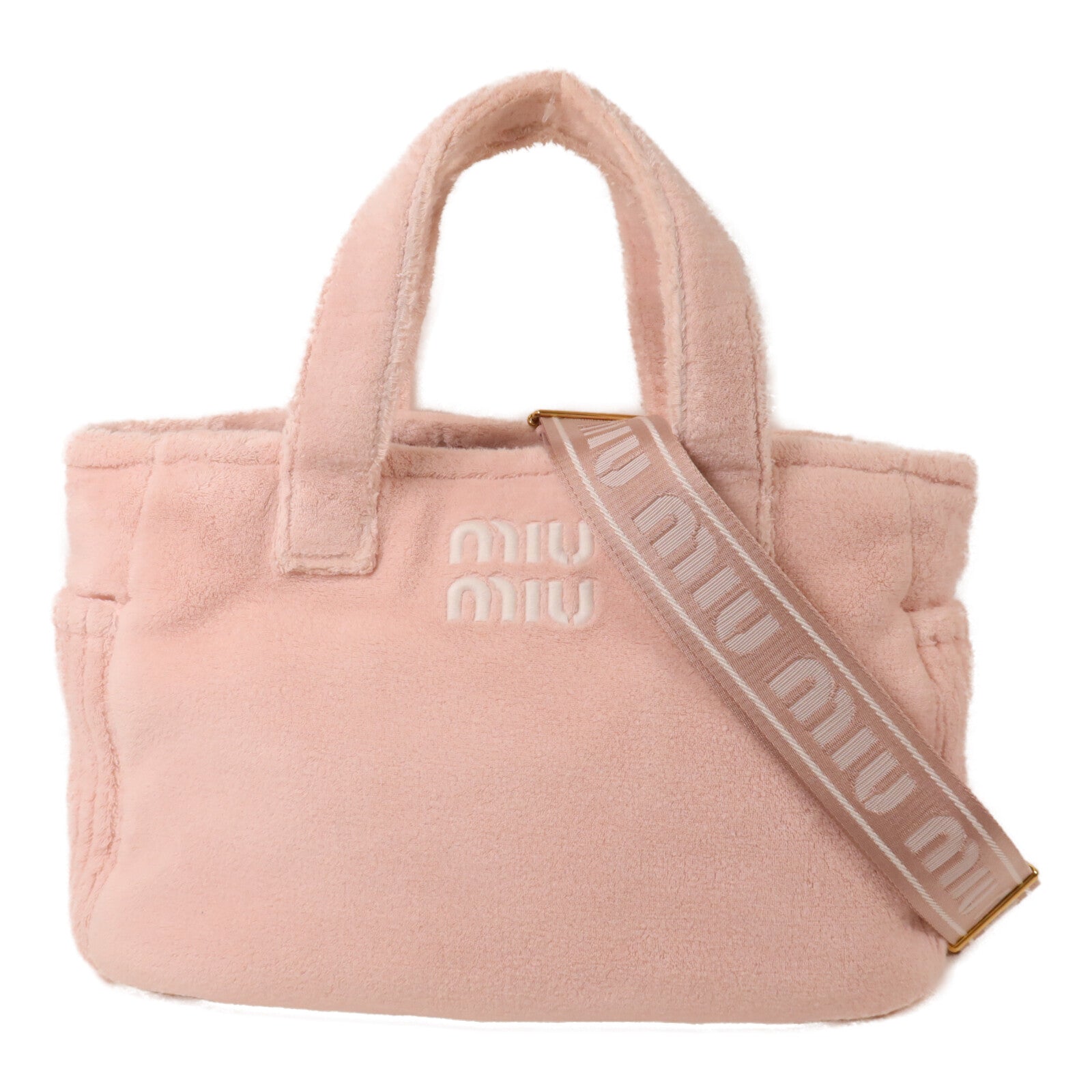 Miu Miu Terry Cloth 2 Way Shoulder手挽肩背兩用袋