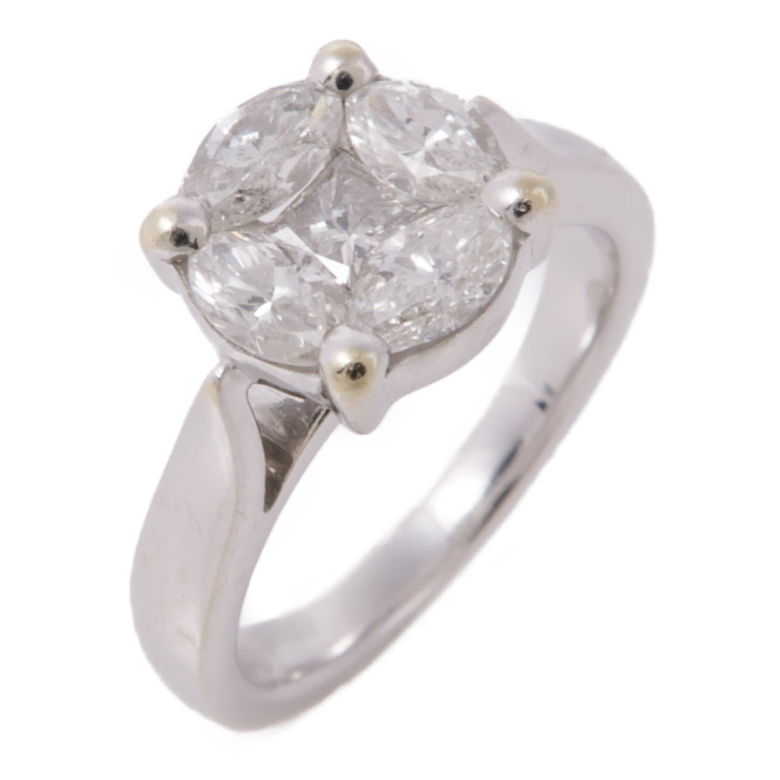 JEWELRY【激減優惠】 18K白金Diamond Ring 鑽石戒指US#5.75