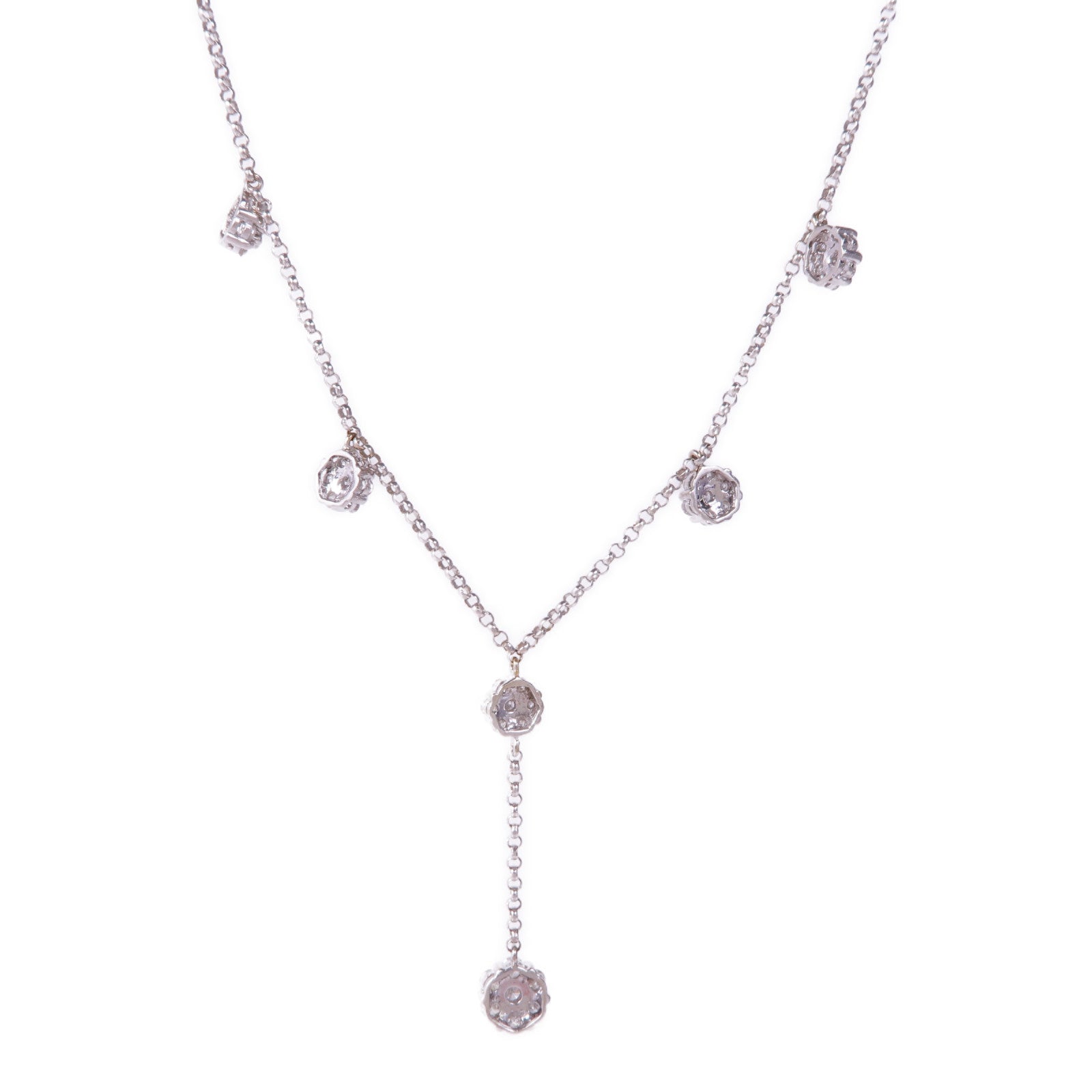JEWELRY 18K白金Diamond Necklace鑽石項鍊