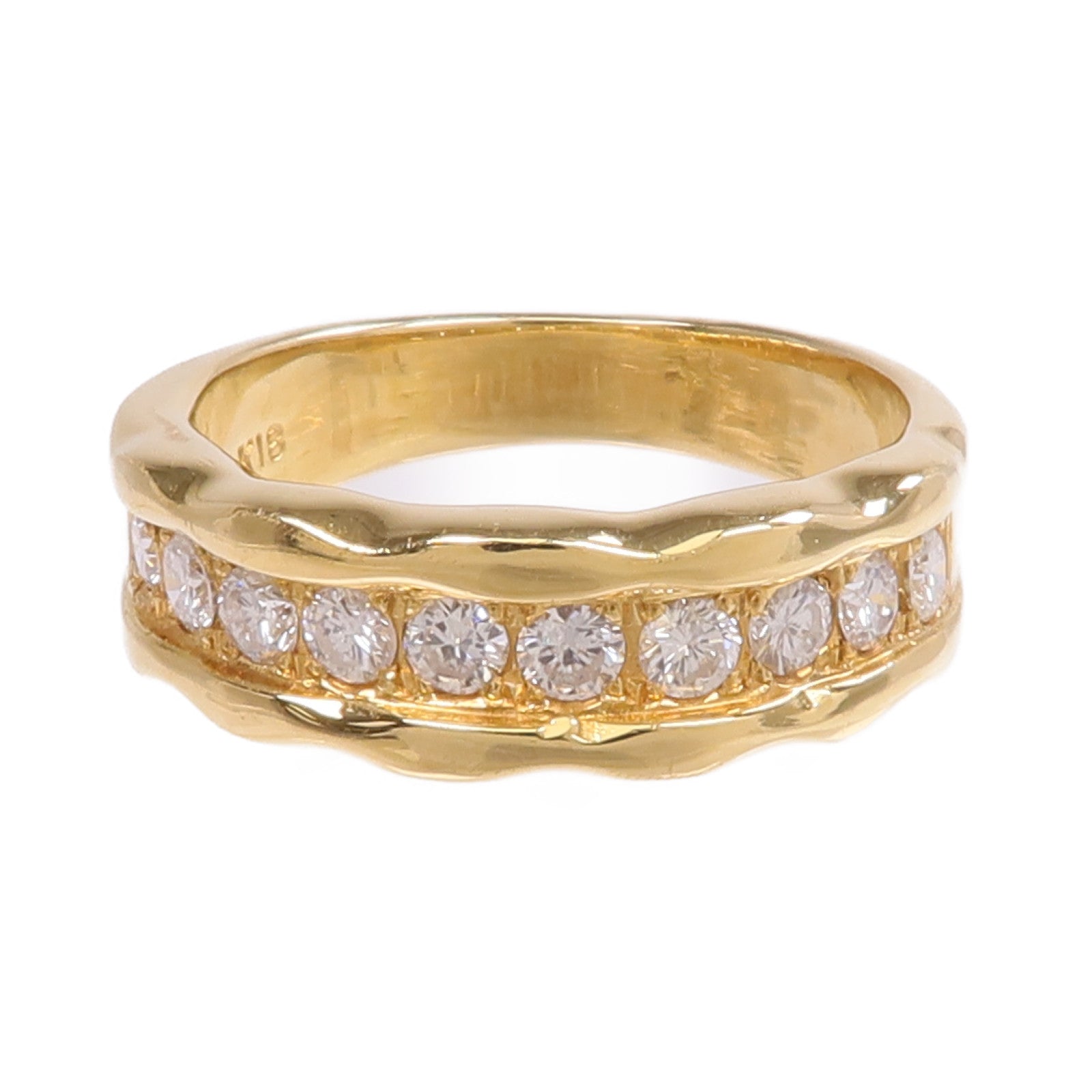 JEWELRY 18K黃金Diamond Ring鑽石戒指US#6.25
