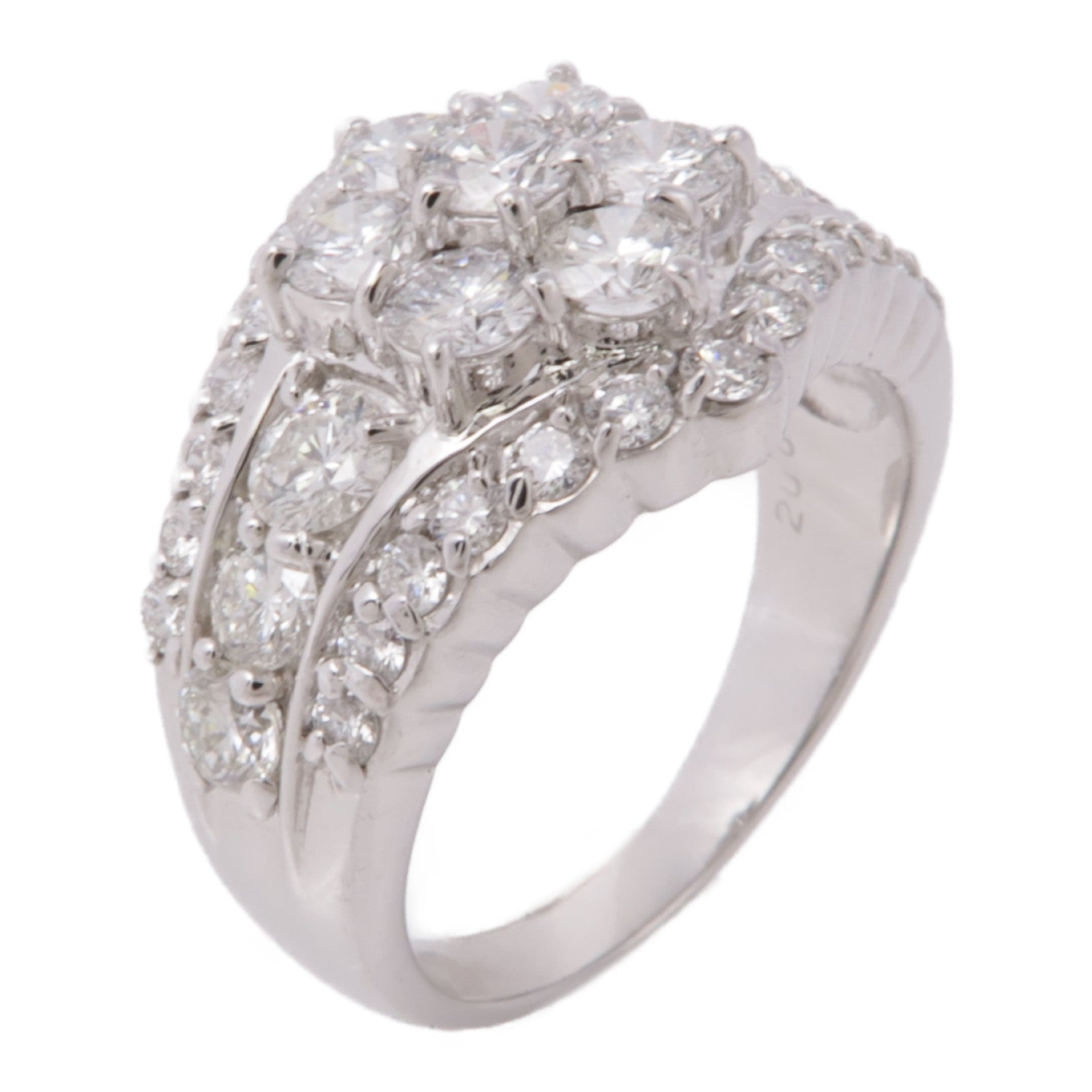 JEWELRY 【激減優惠】PT900鉑金Diamond Ring鑽石戒指US#6