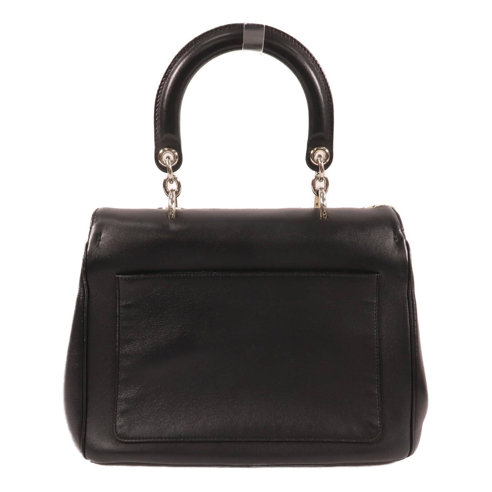 Dior 牛皮皮革Hand Bag銀扣手挽肩背兩用袋