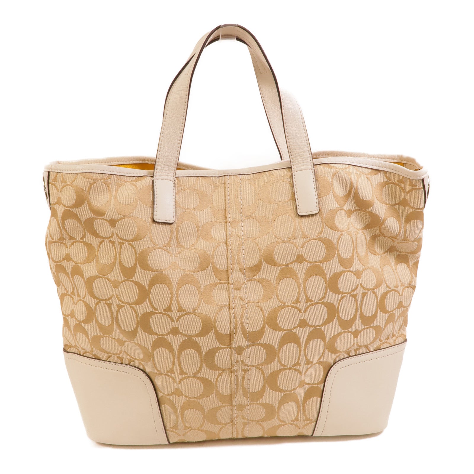 COACH 帆布Tote Bag手挽肩背兩用袋