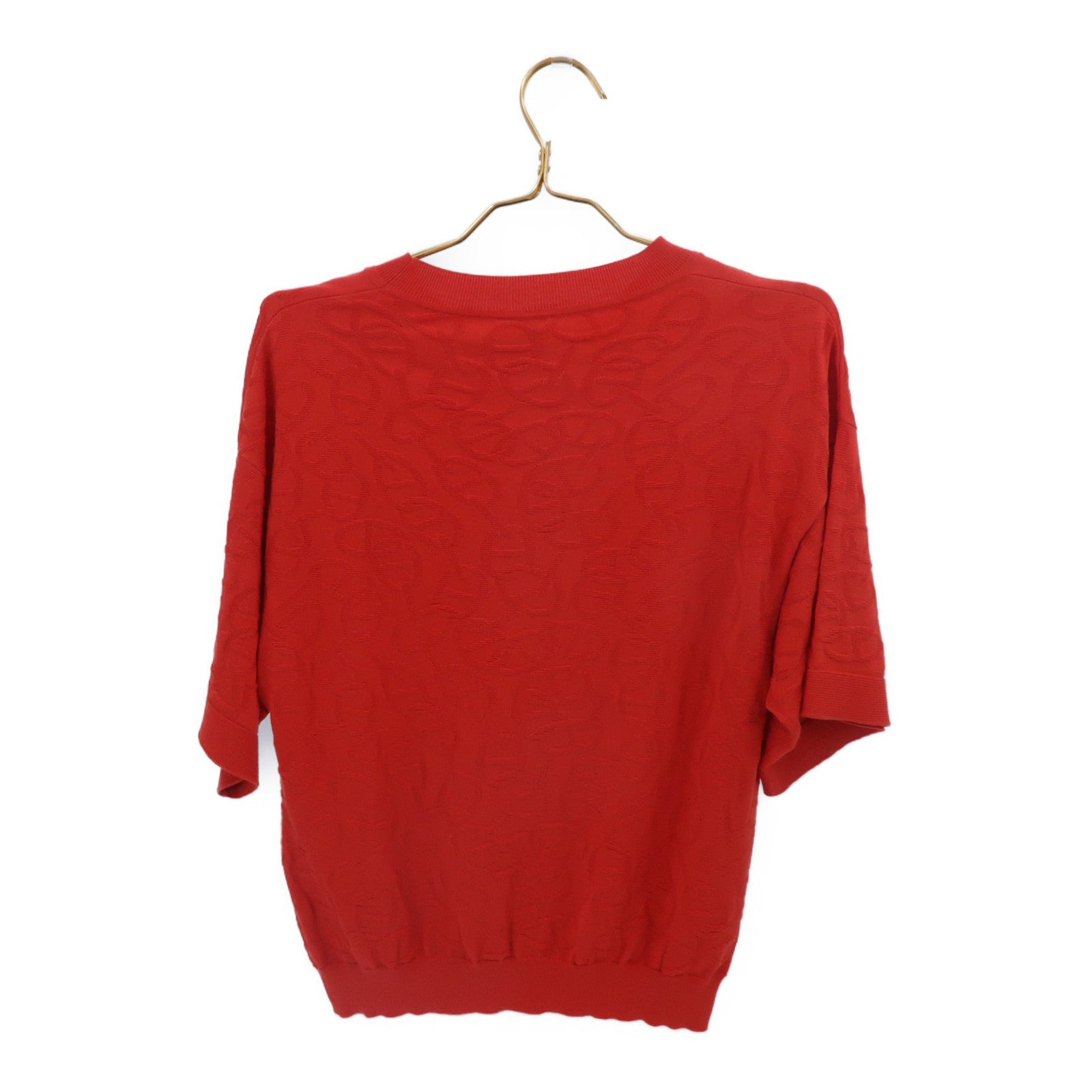 HERMES Silk/Cotton Naoussa Chaine Short Knitwear上衣