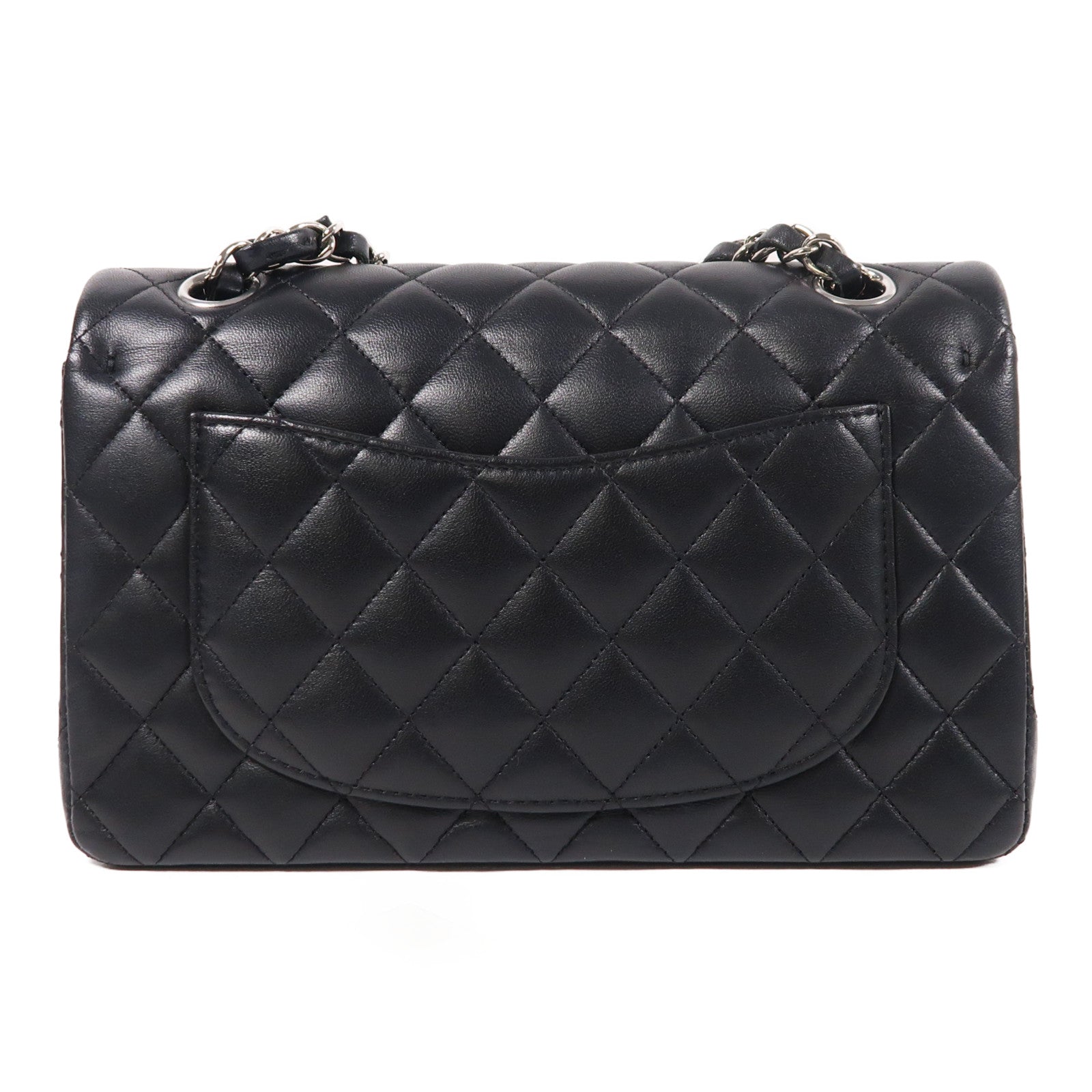 CHANEL 羊皮皮革Classic 23銀扣鏈帶肩背袋