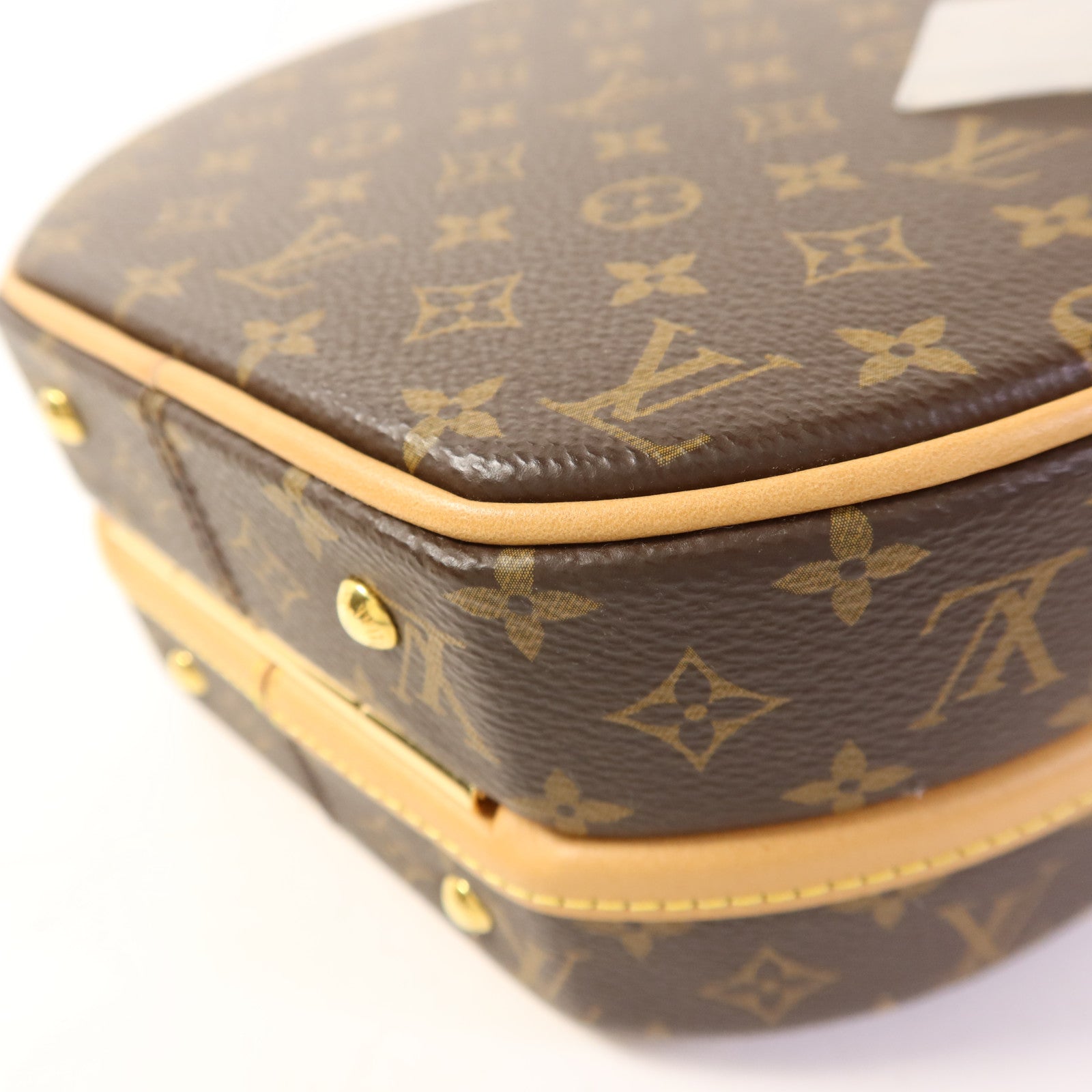 LOUIS VUITTON Monogram Petite Boite Chapeau金扣手挽肩背兩用袋