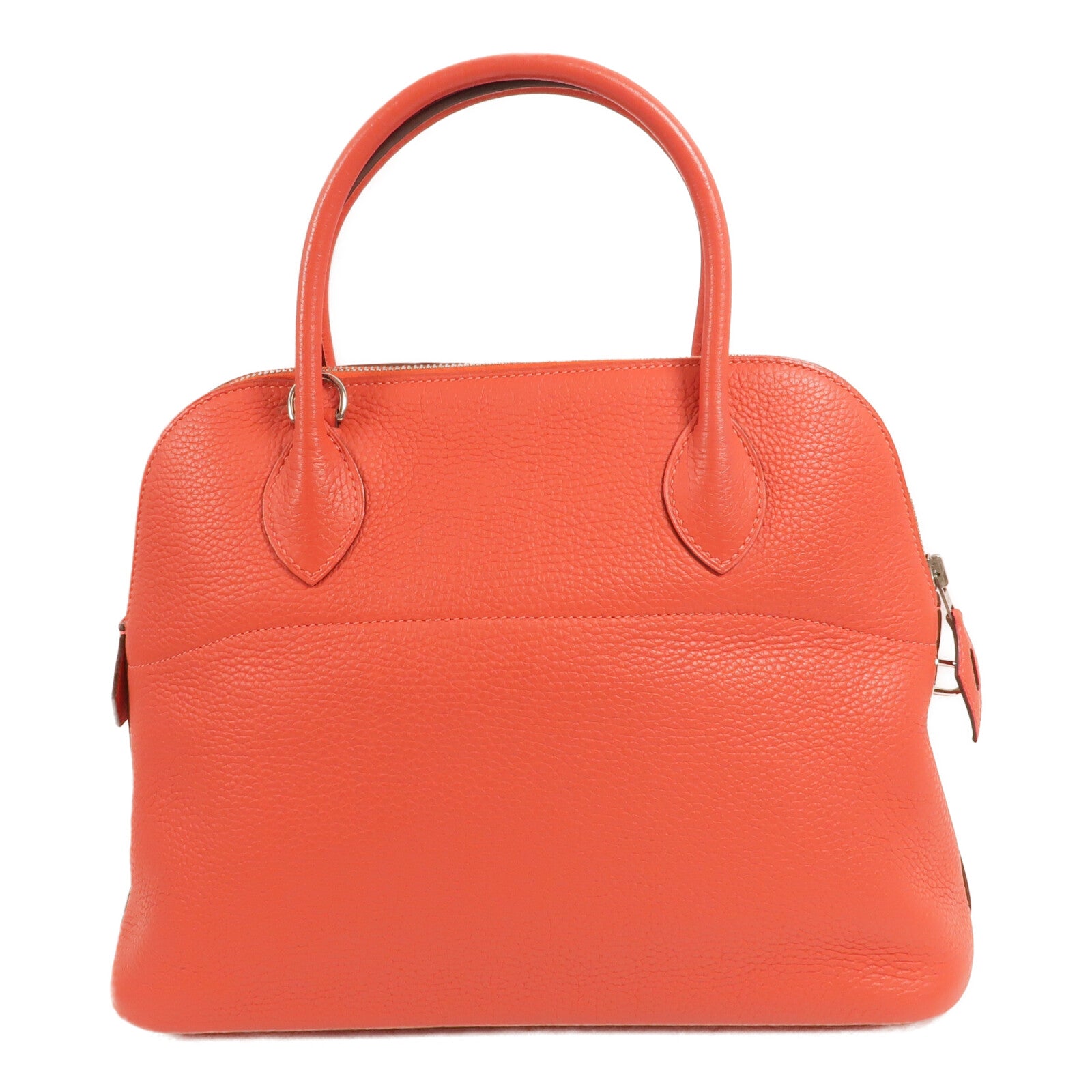 HERMES Togo皮革Bolide 31手挽肩背兩用袋Rouge Pivoine