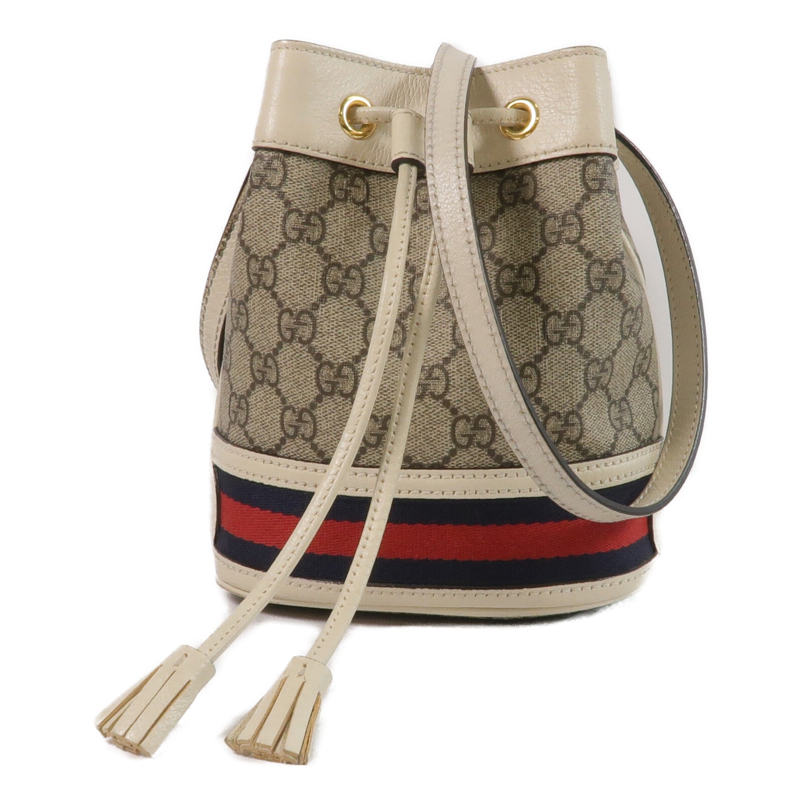 GUCCI 塗層帆布Ophidia GG Mini Bucket Bag肩背袋