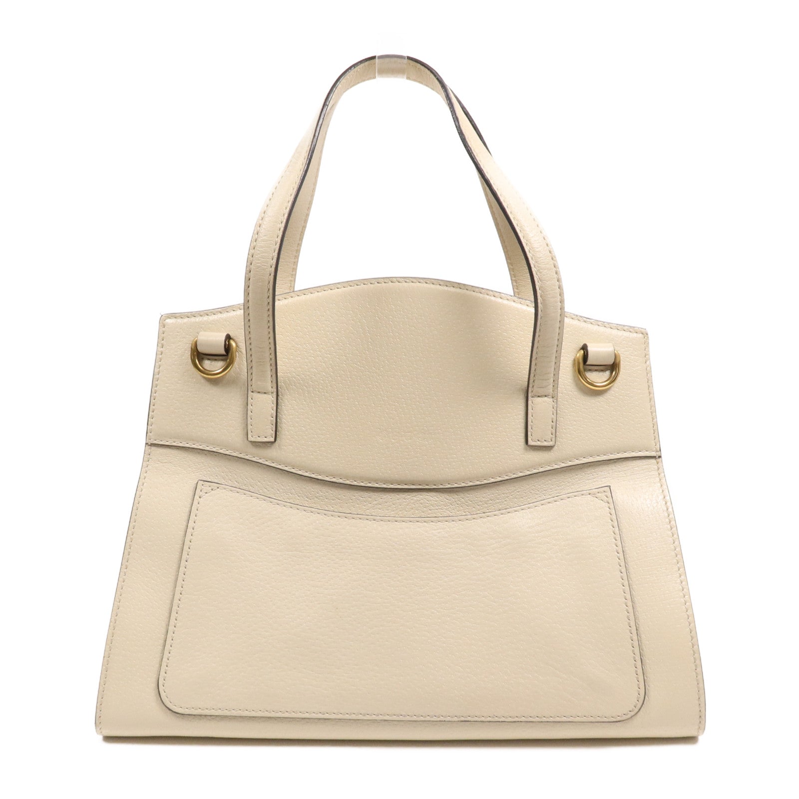 GUCCI 牛皮皮革Totern Butterfly金扣手挽肩背兩用袋