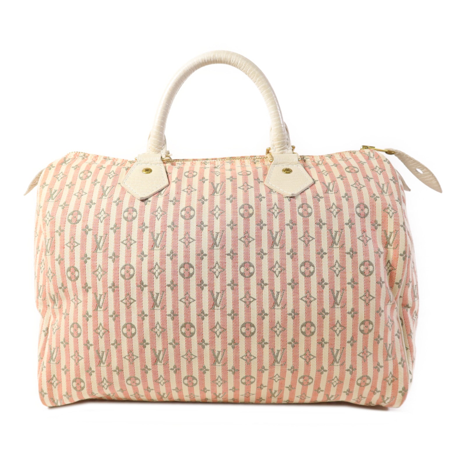 LOUIS VUITTON Monogram Mini Lin Croisette Speedy 30金扣肩背袋