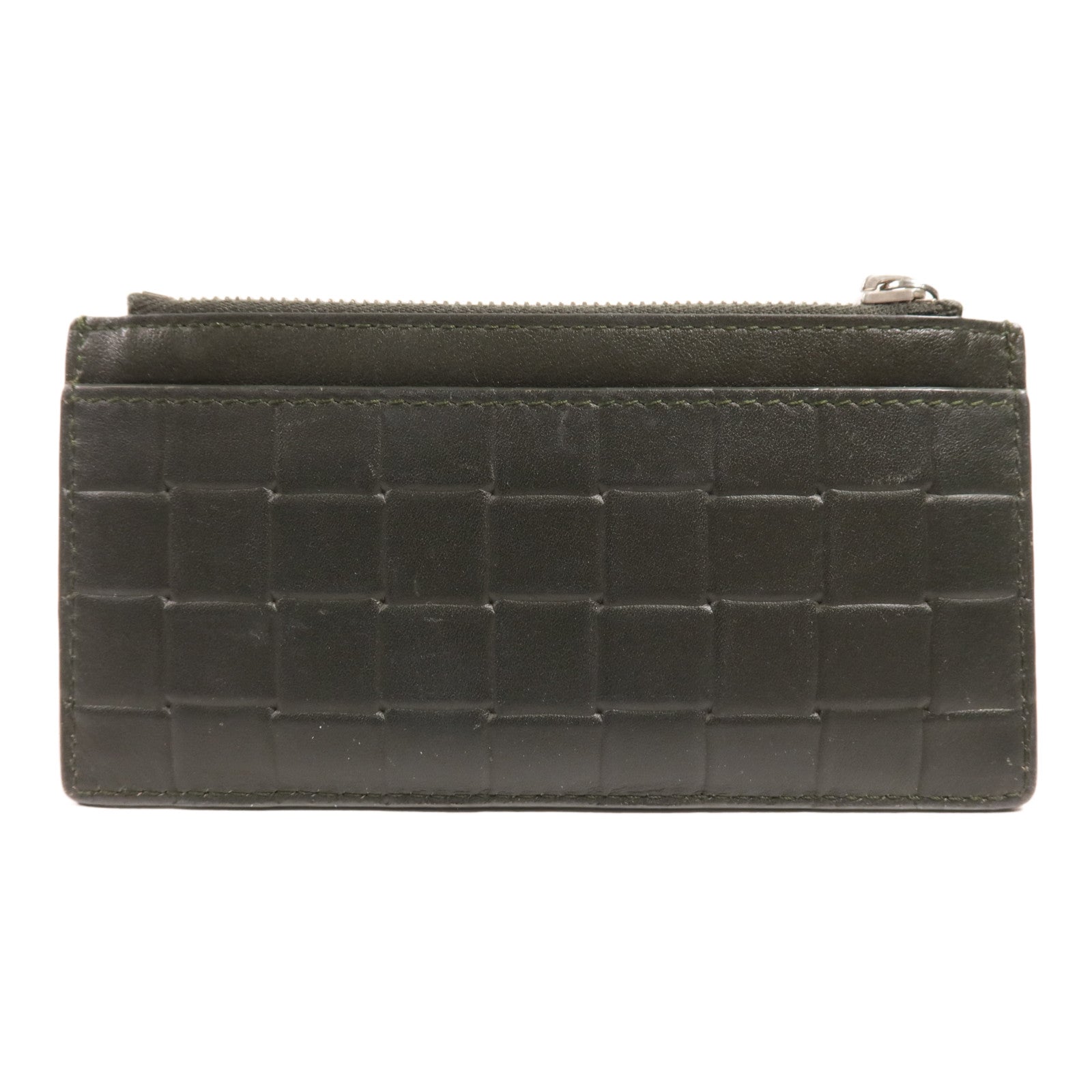 BOTTEGA VENETA 牛皮皮革Card Case銀扣卡片套