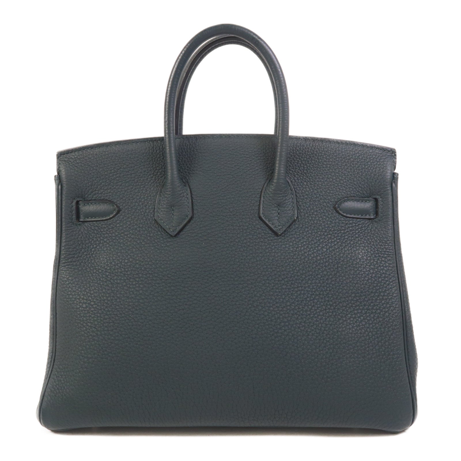 HERMES Togo皮革Birkin 25 2018 Limited Edition手挽袋Vert Cypress/Bleu Zellige
