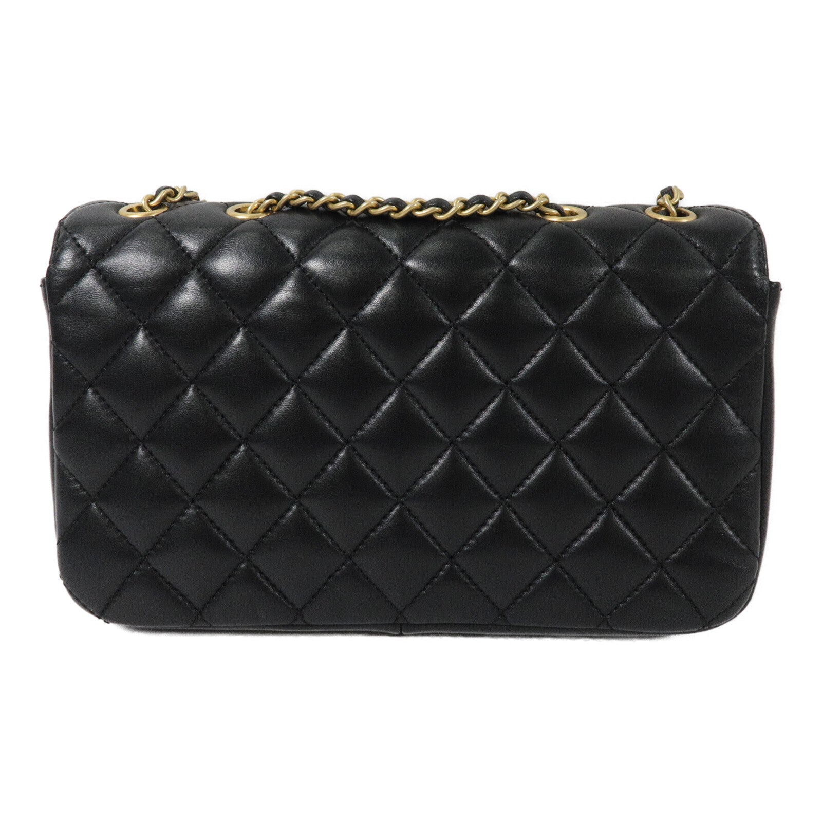 CHANEL 羊皮皮革CC Chic Flap Bag鏈帶肩背袋