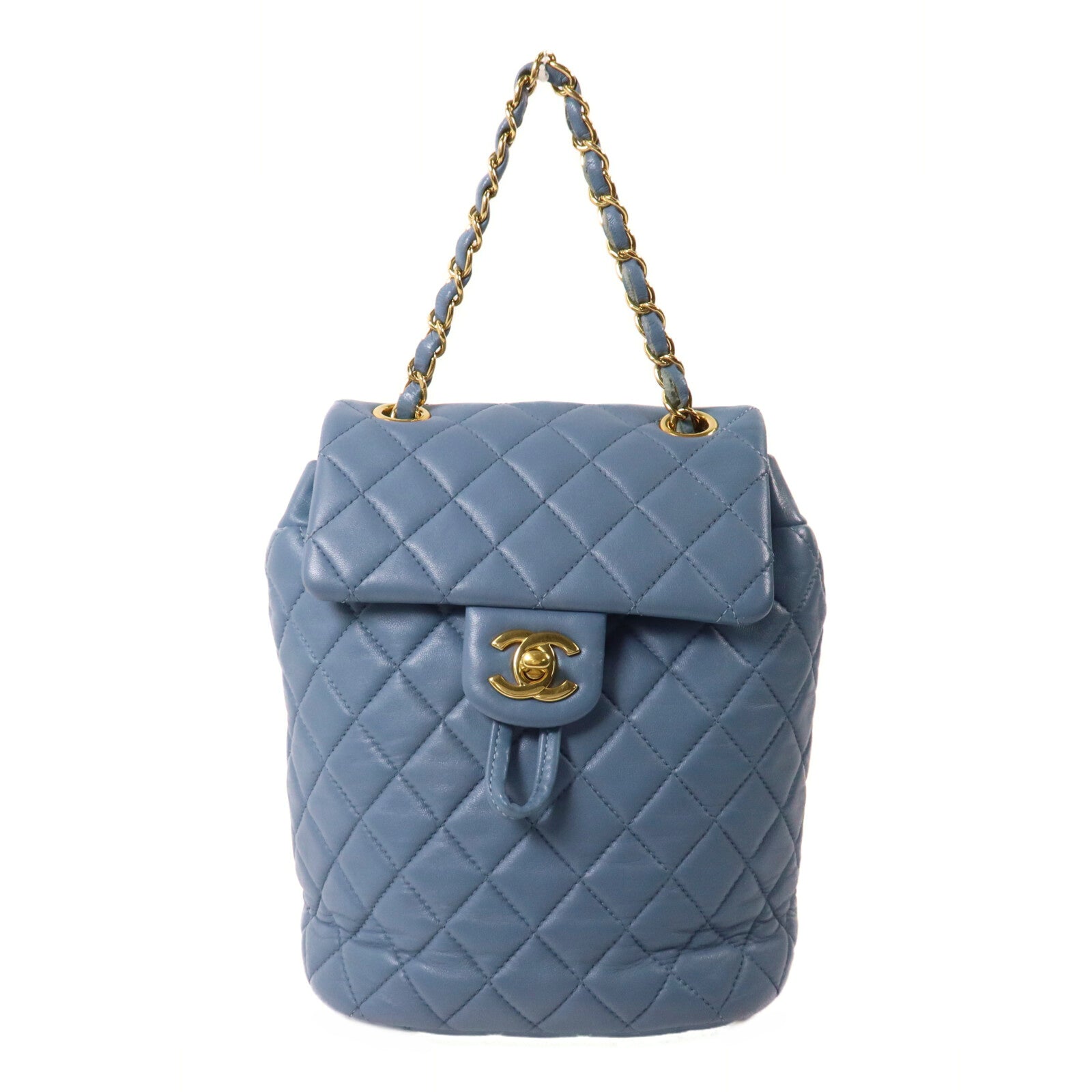 CHANEL 羊皮皮革BackPack鏈帶背包