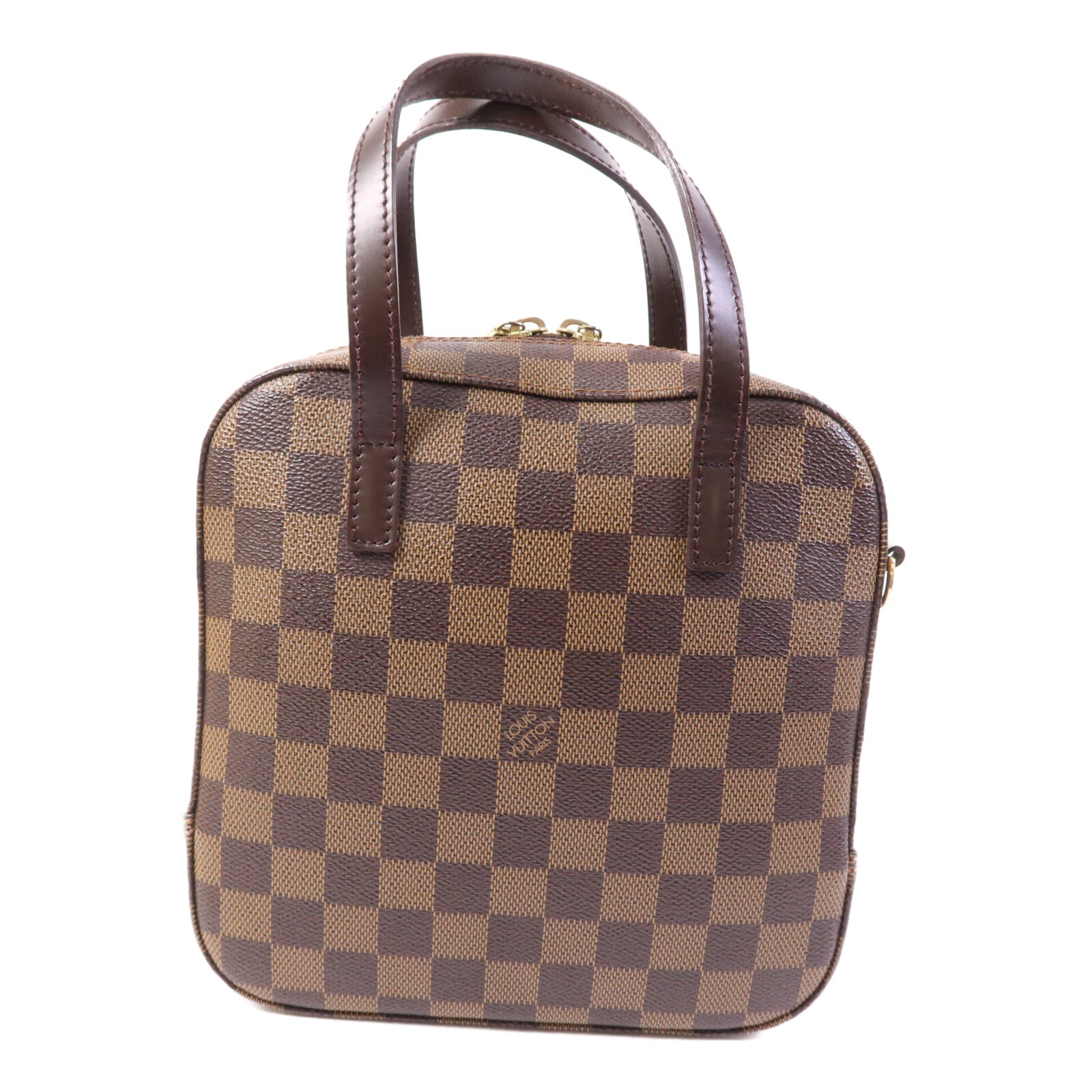 LOUIS VUITTON Damier Spontini金扣手挽肩背兩用袋