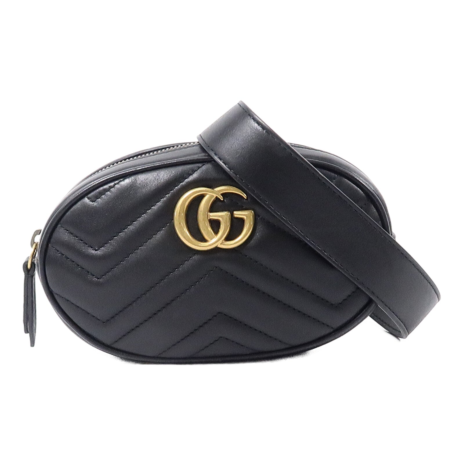 GUCCI 牛皮皮革GG Marmont Waist Bag腰包