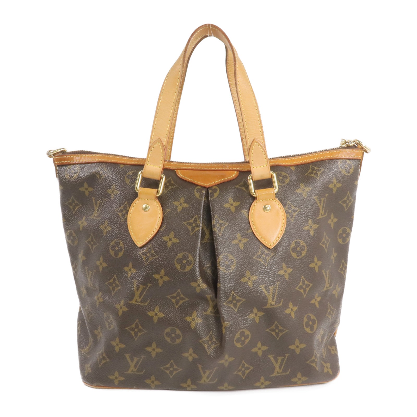LOUIS VUITTON Monogram Palermo PM金扣手挽肩背兩用袋