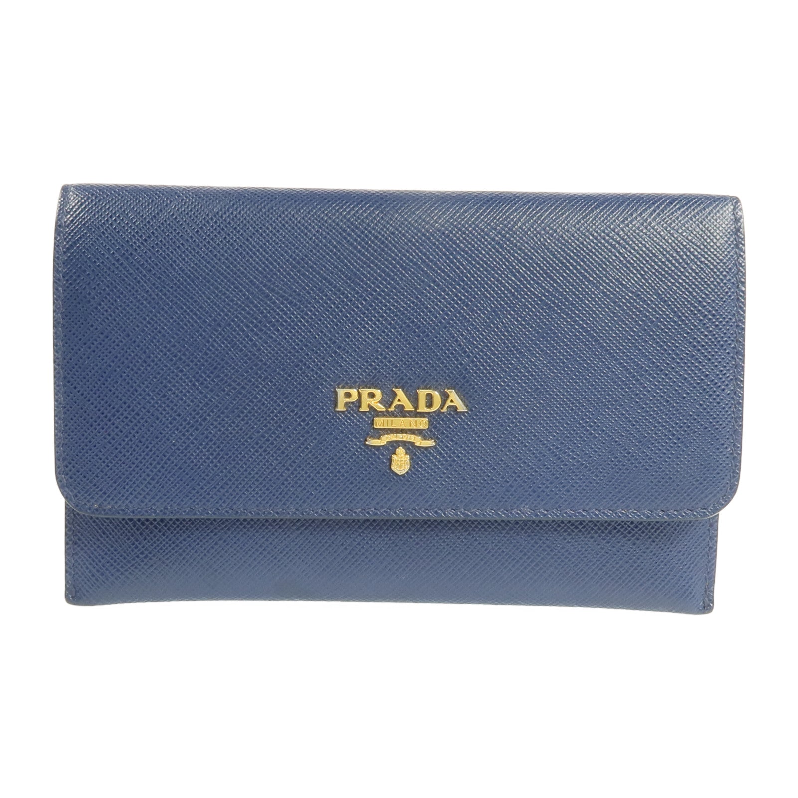 PRADA 【激減優惠】牛皮皮革Card Case金扣卡片套