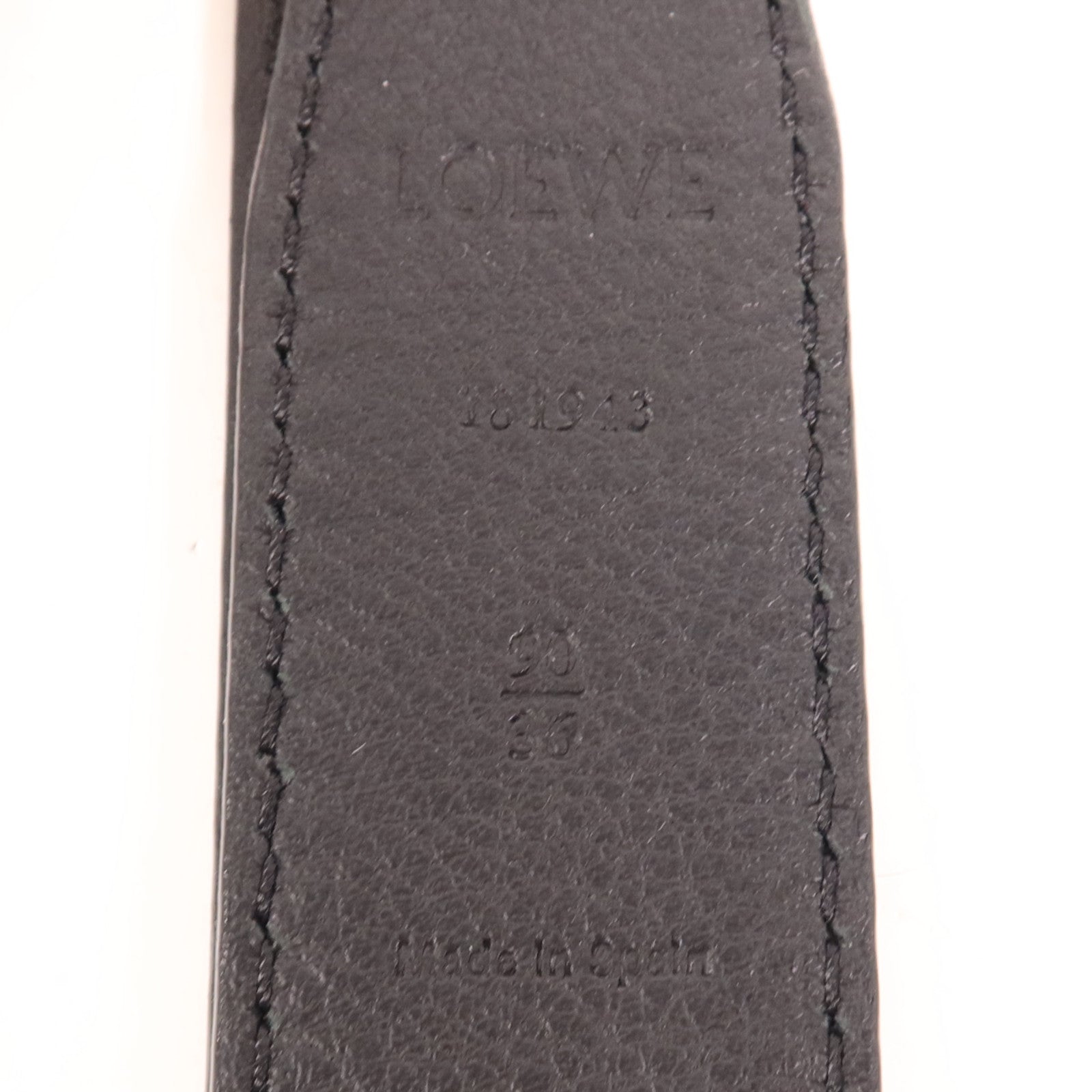 LOEWE 牛皮皮革Belt金扣皮帶