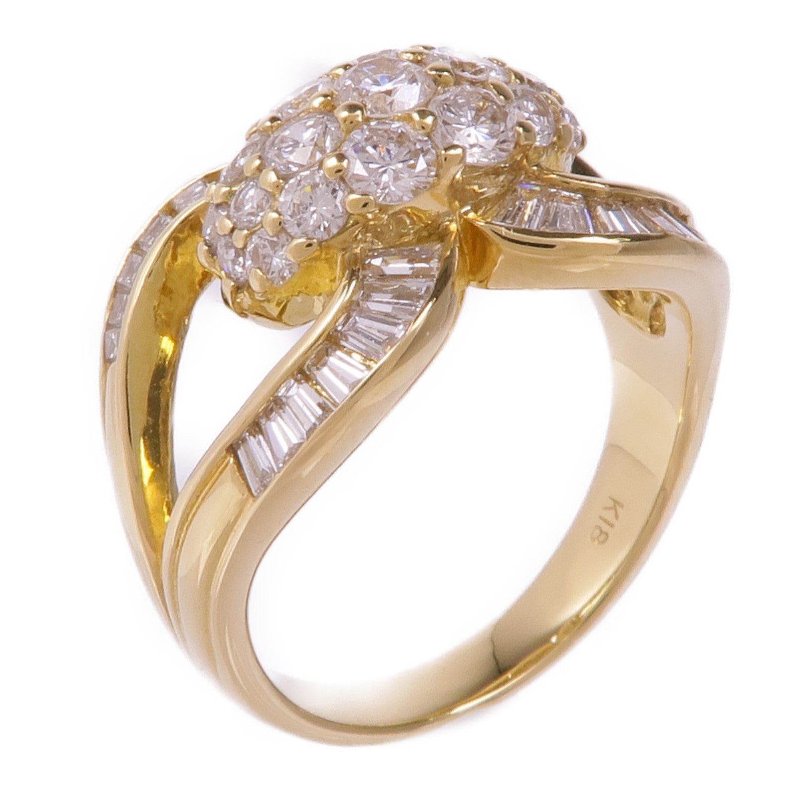 JEWELRY 18K黃金Diamond Ring鑽石戒指US#5.75
