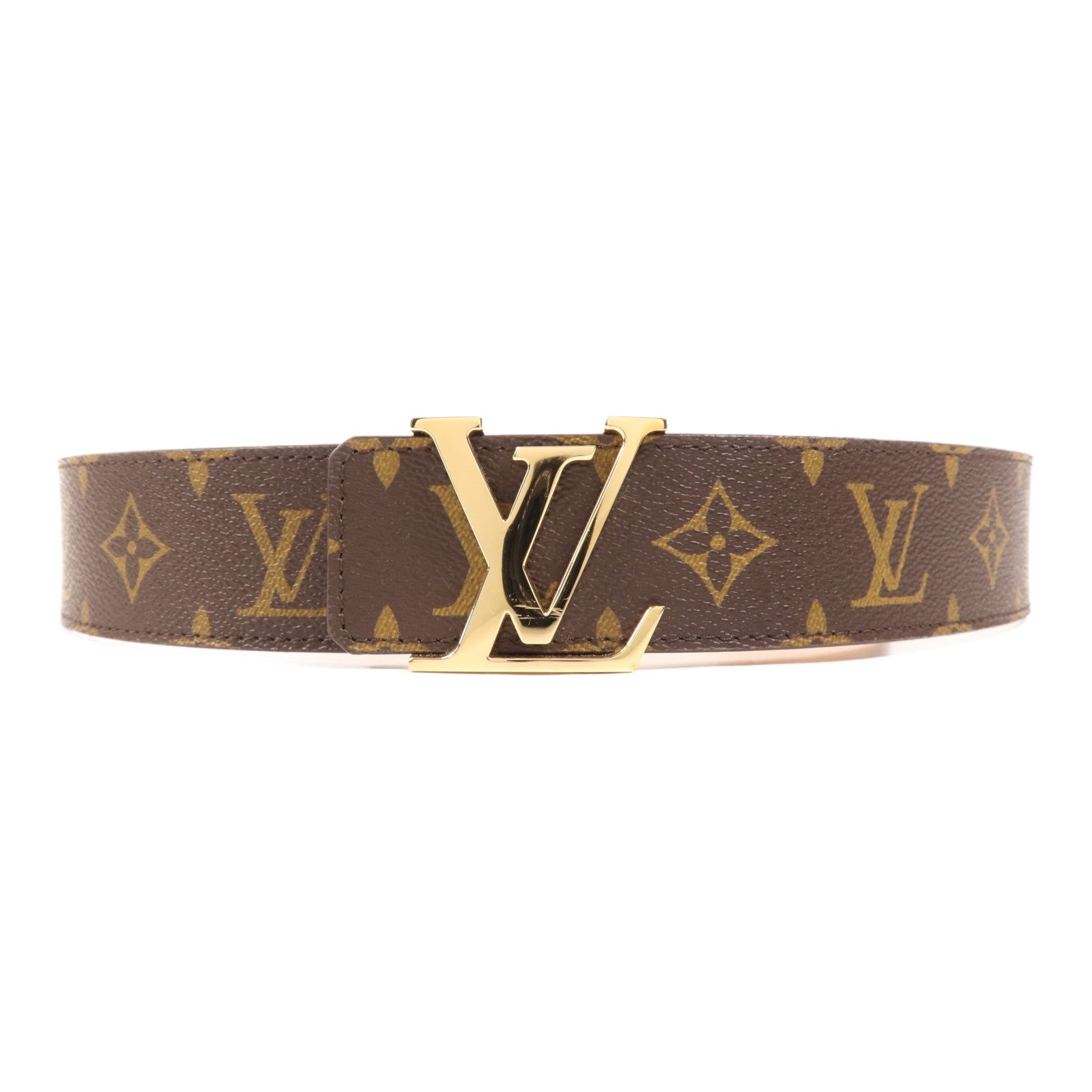 LOUIS VUITTON 【萬聖節商品】Monogram Belt金扣皮帶