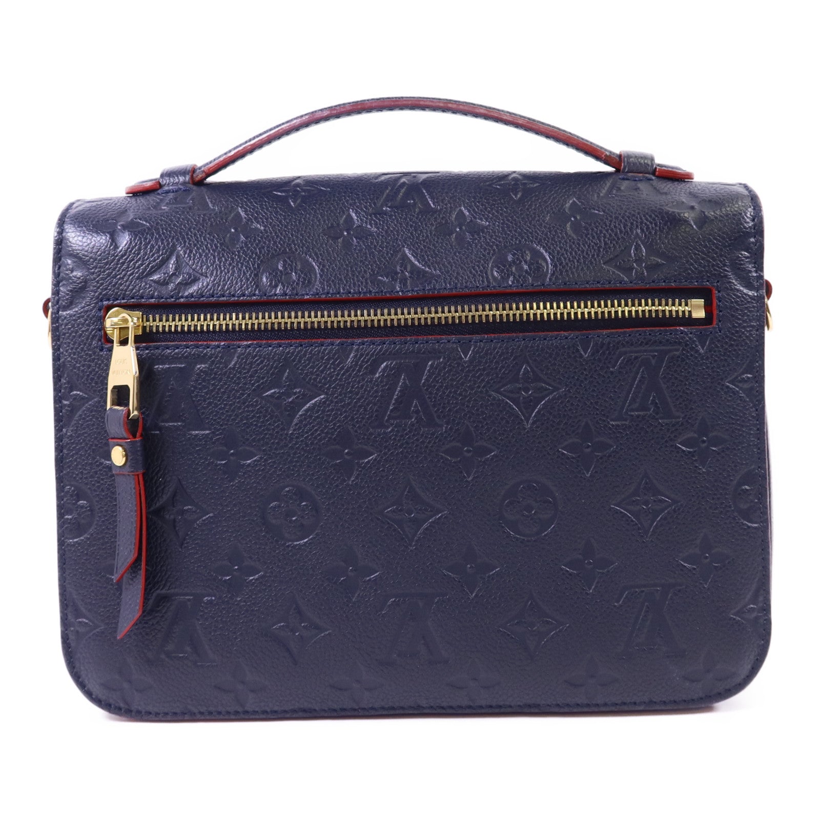 LOUIS VUITTON Monogram Empreinte Pochette Metis金扣手挽肩背兩用袋