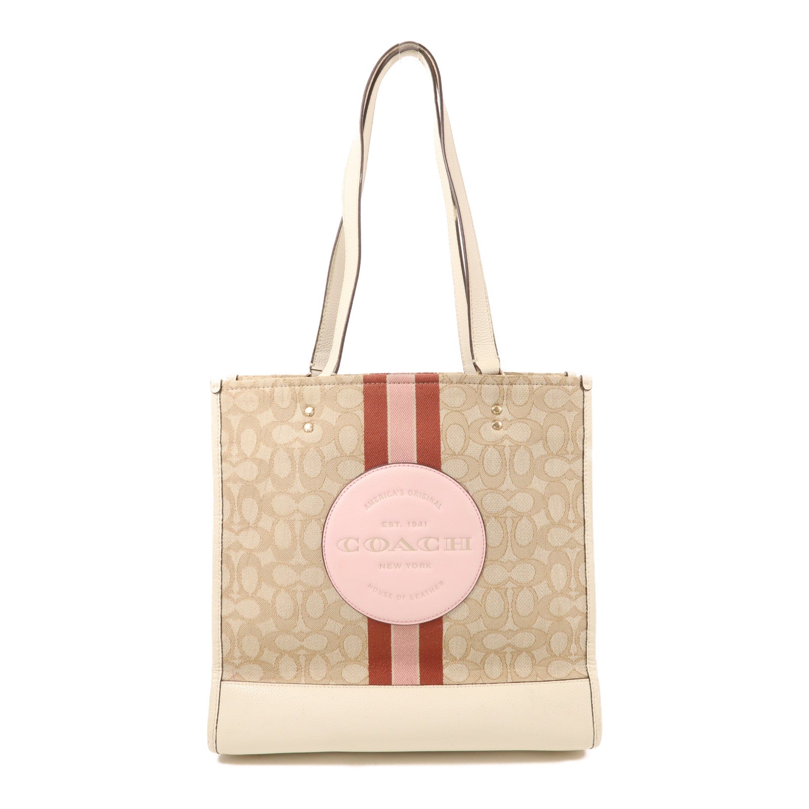 COACH 帆布Tote Bag肩背袋