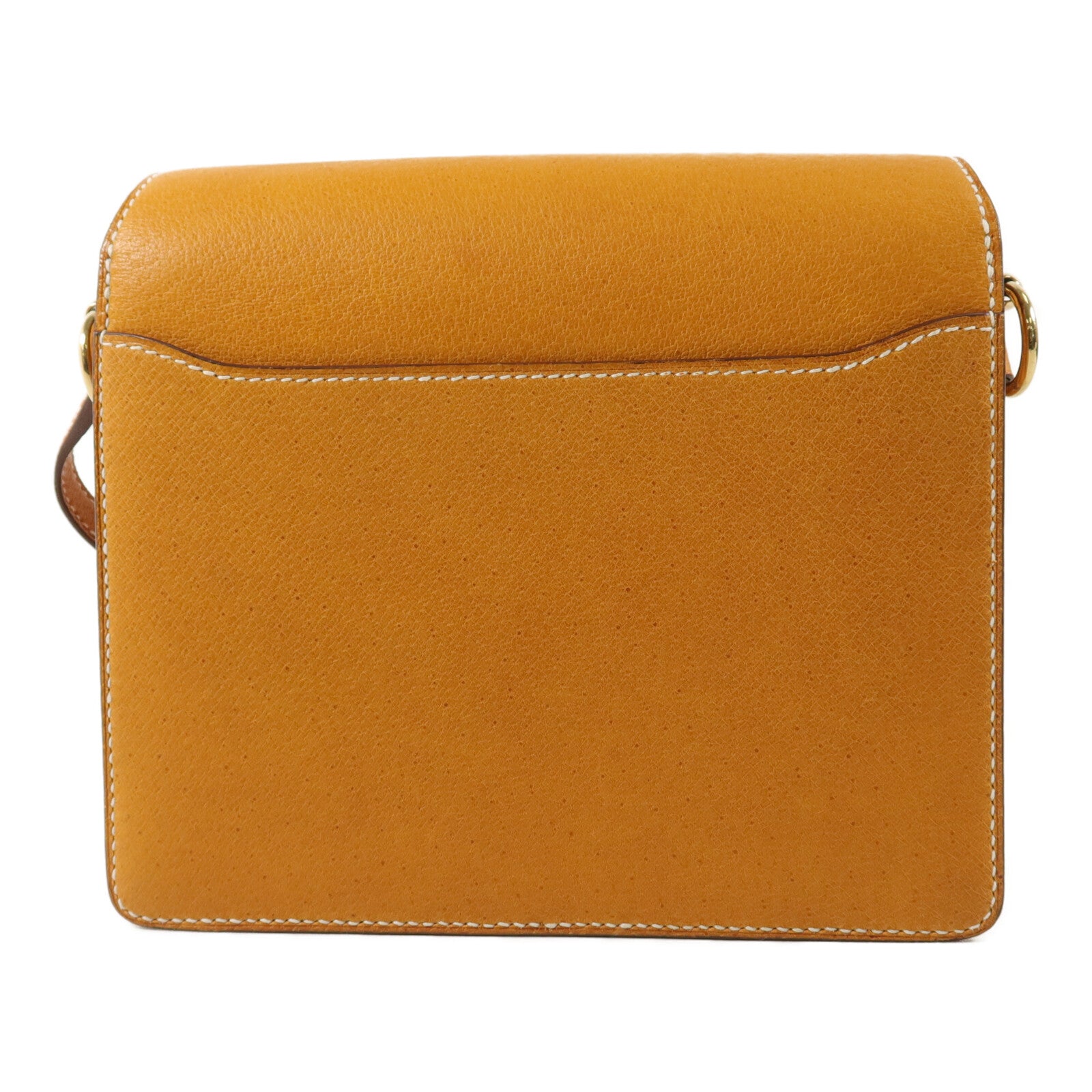 HERMES Peau De Porc皮革Roulis Mini肩背袋Toffee