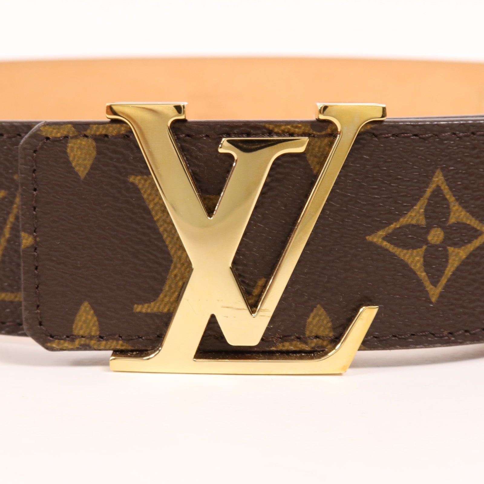 LOUIS VUITTON 【萬聖節商品】Monogram Belt金扣皮帶