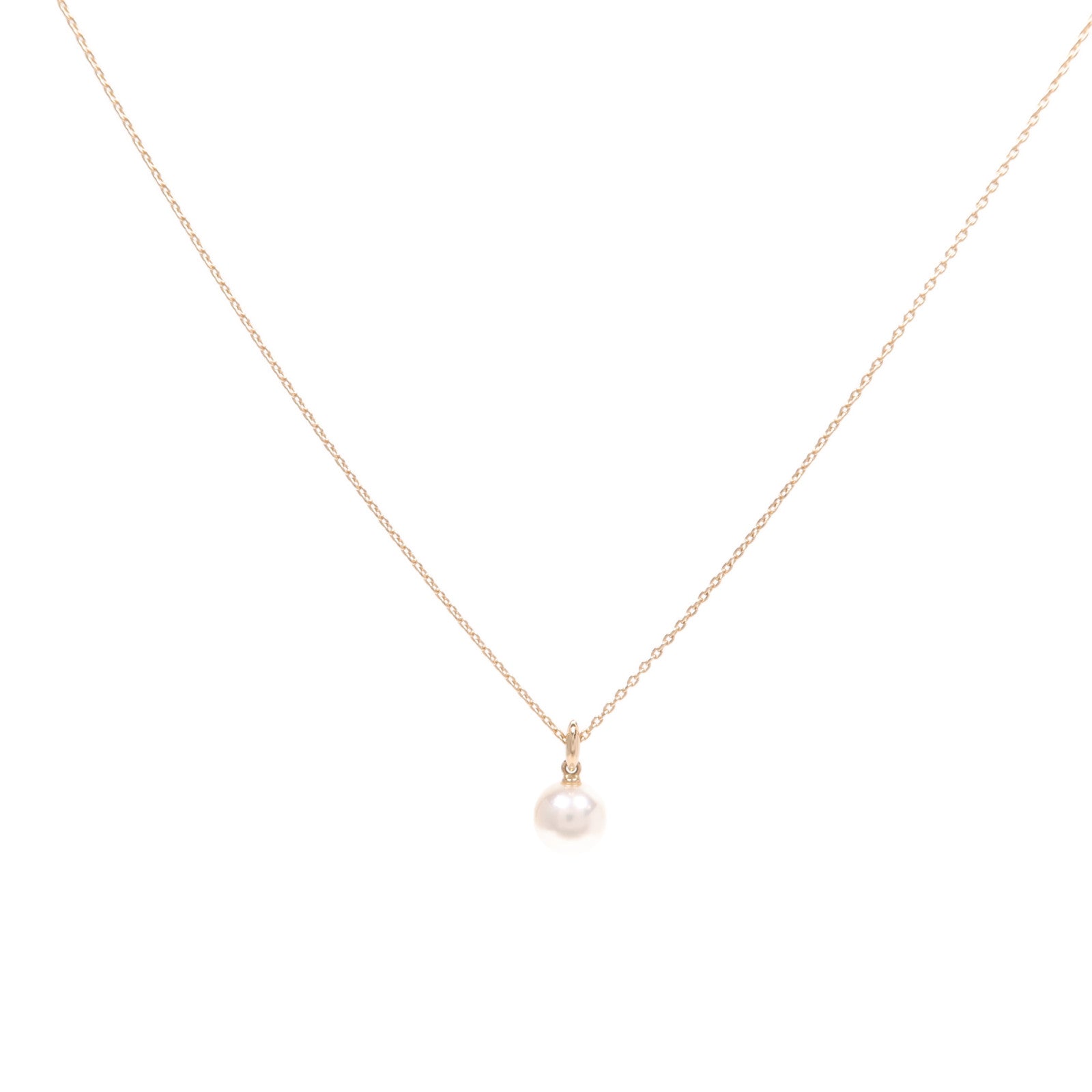 MIKIMOTO 18K玫瑰金/珍珠Pearl Necklace項鍊