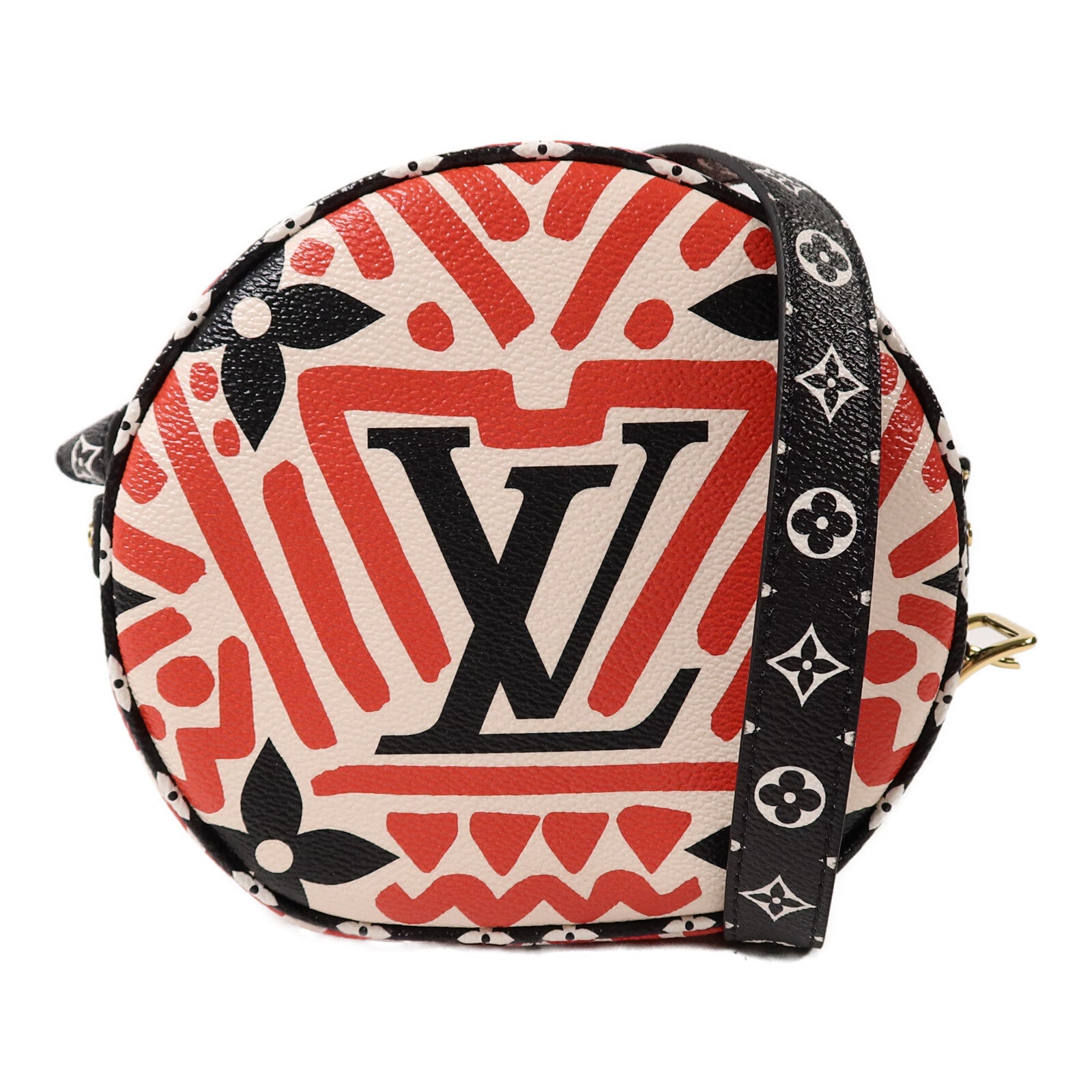 LOUIS VUITTON Monogram Giant Crafty Boite Chapoe Soupe肩背袋