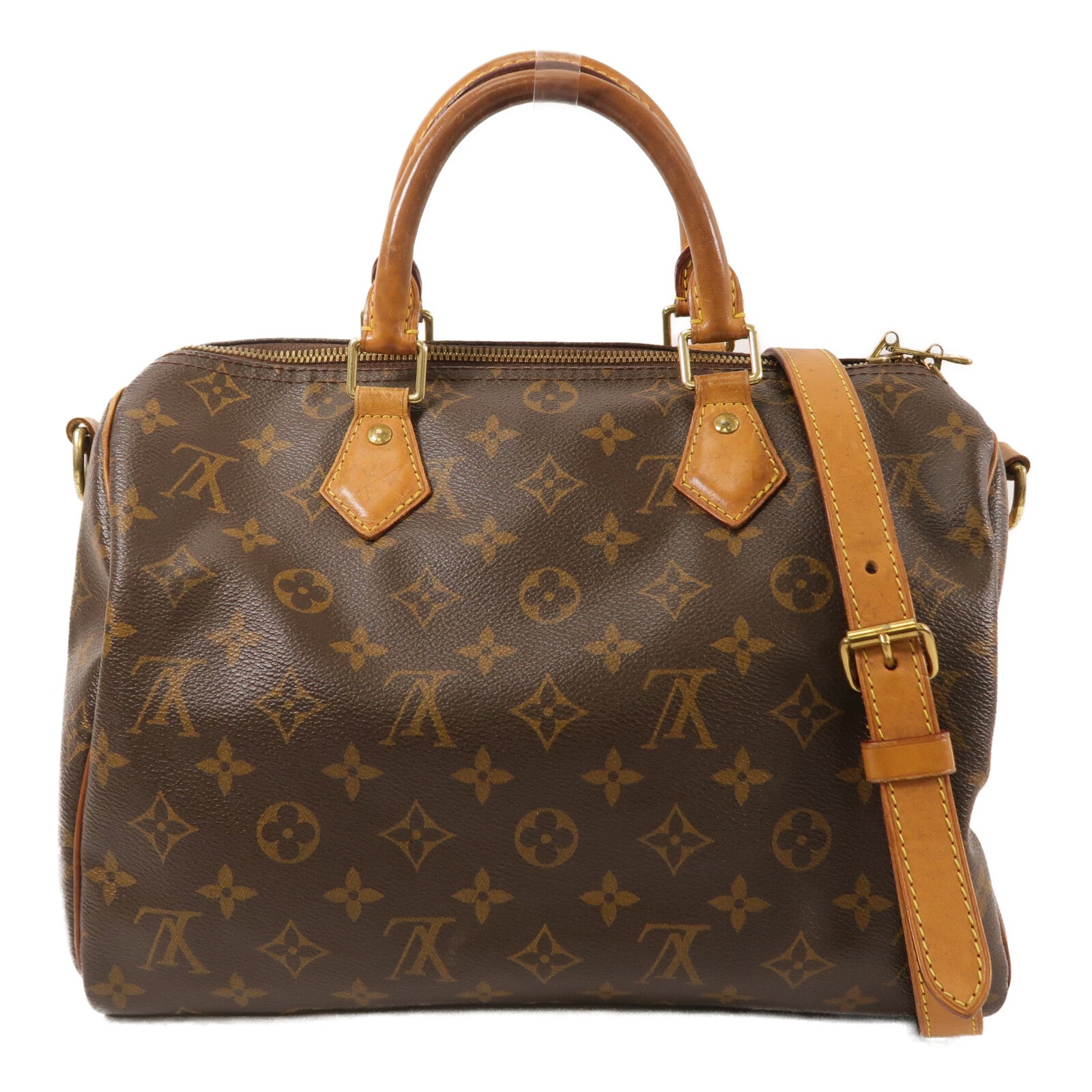 LOUIS VUITTON Monogram Speedy Bandouliere 30手挽肩背兩用袋