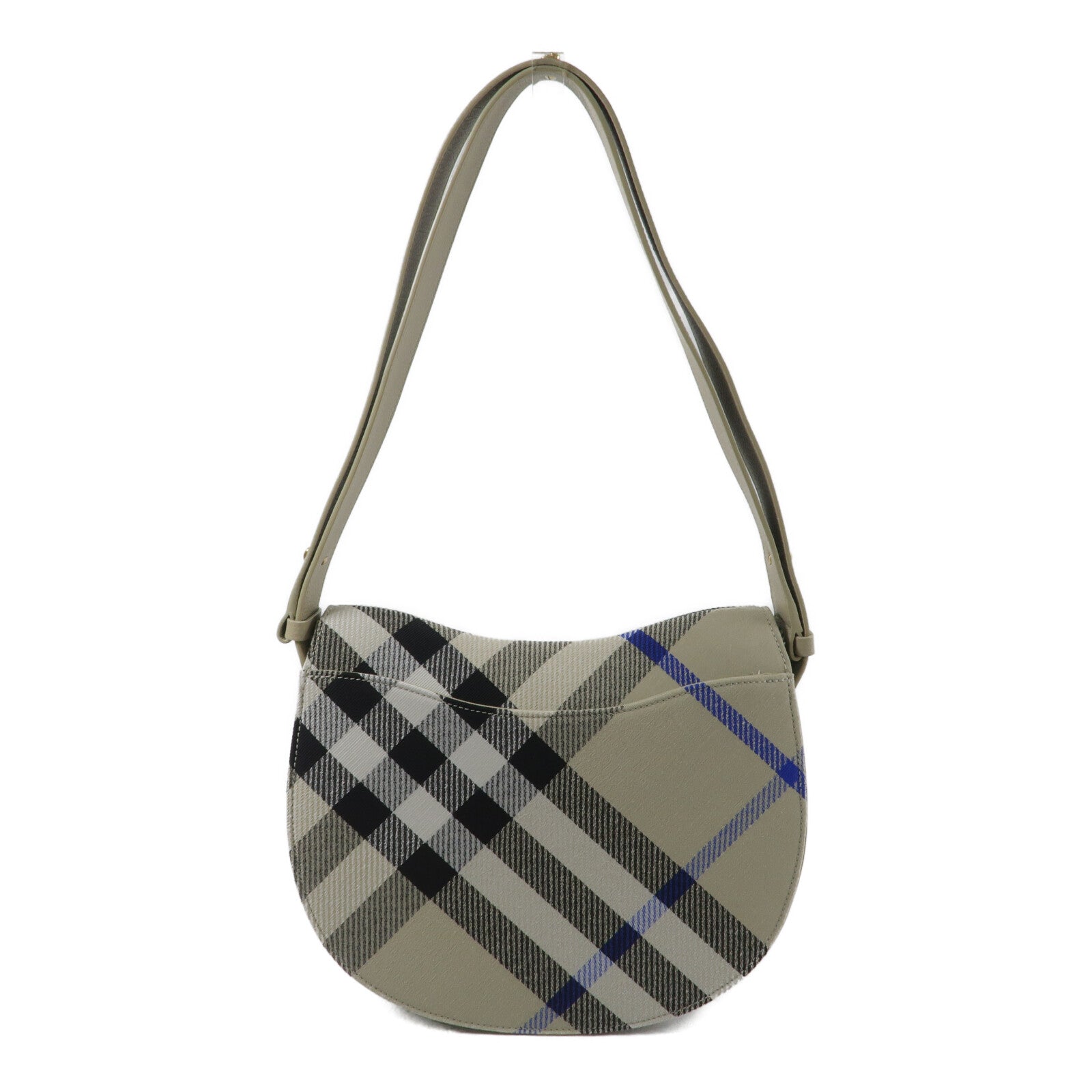 BURBERRY 帆布/牛皮皮革Rocking Horse Bag Medium肩背袋