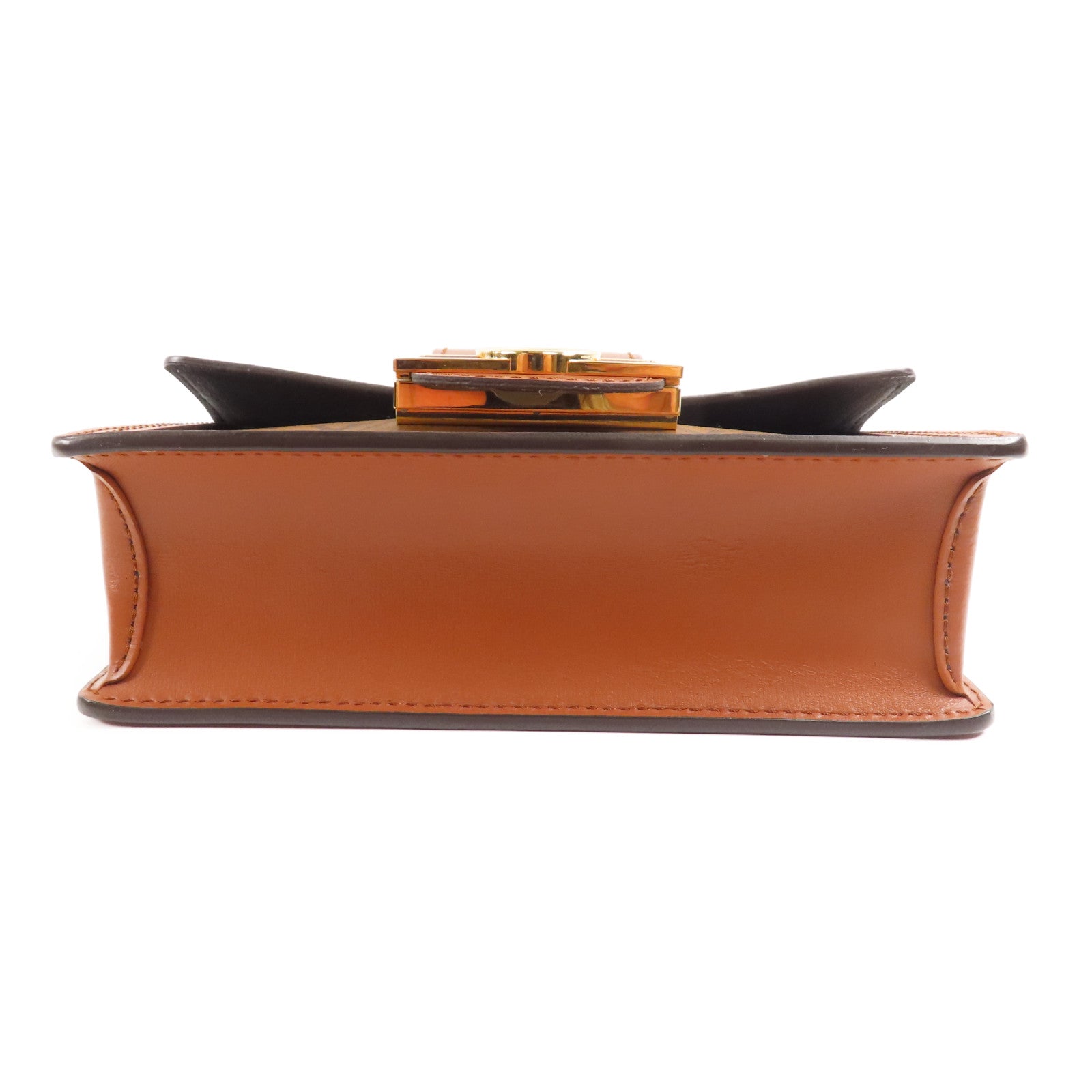 LOUIS VUITTON LV GHW Dauphine Chain Shoulder Bag M68746 Monogram Reverse Brown