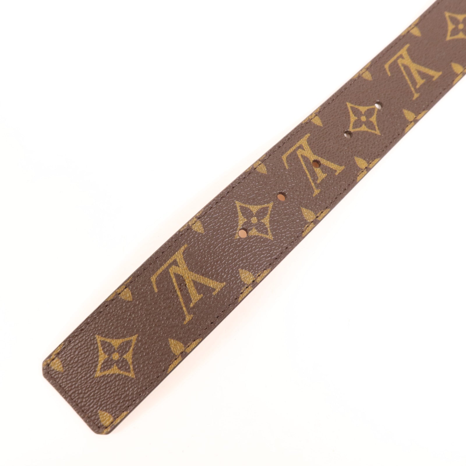 LOUIS VUITTON 【萬聖節商品】Monogram Belt金扣皮帶