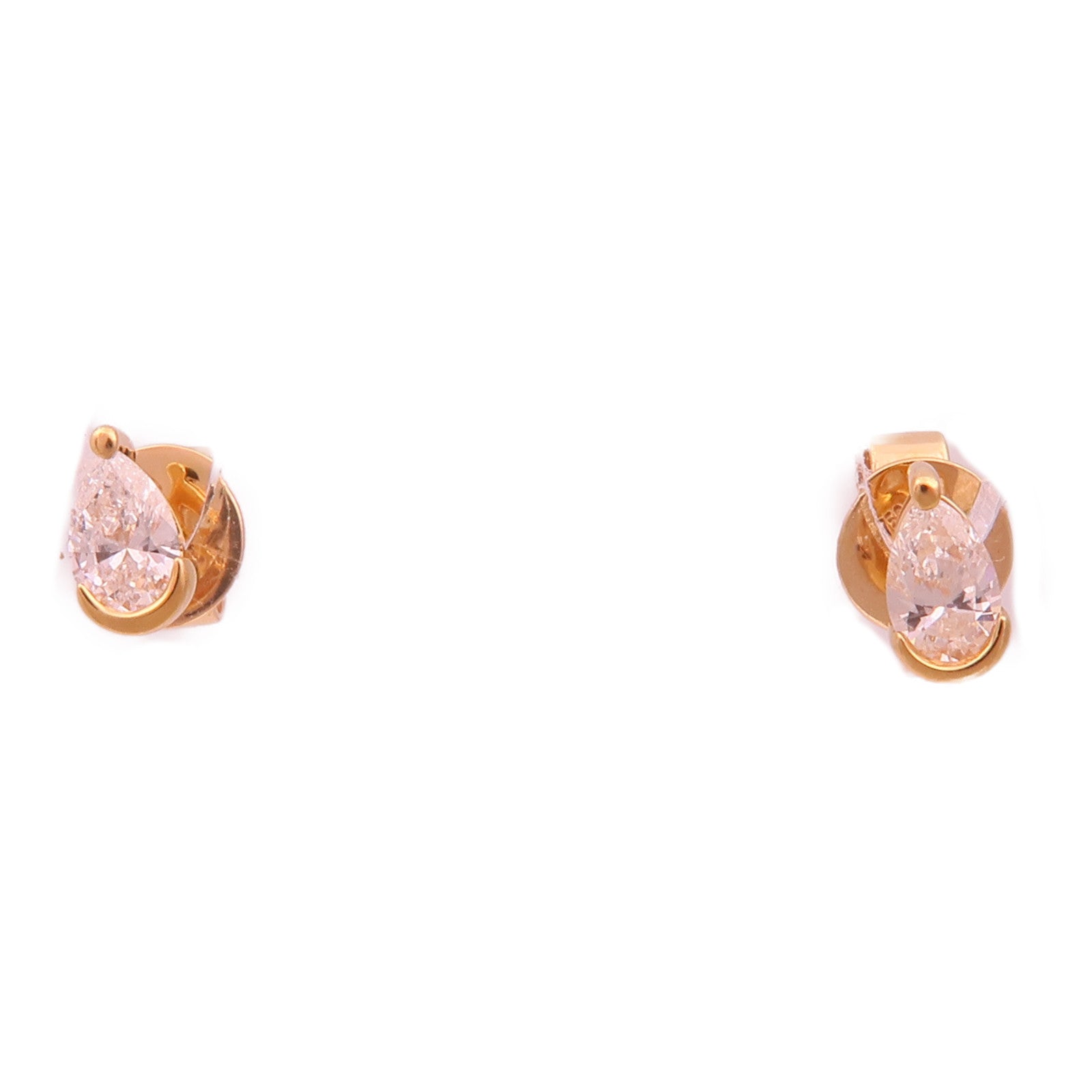 JEWELRY 18K玫瑰金Diamond Earrings鑽石耳環