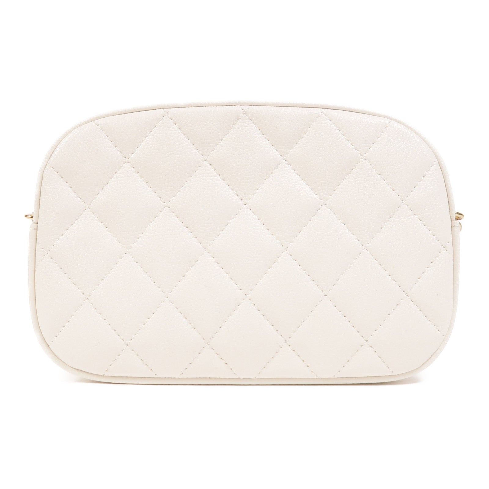 CHANEL 牛皮皮革Chain Shoulder金扣鏈帶肩背袋