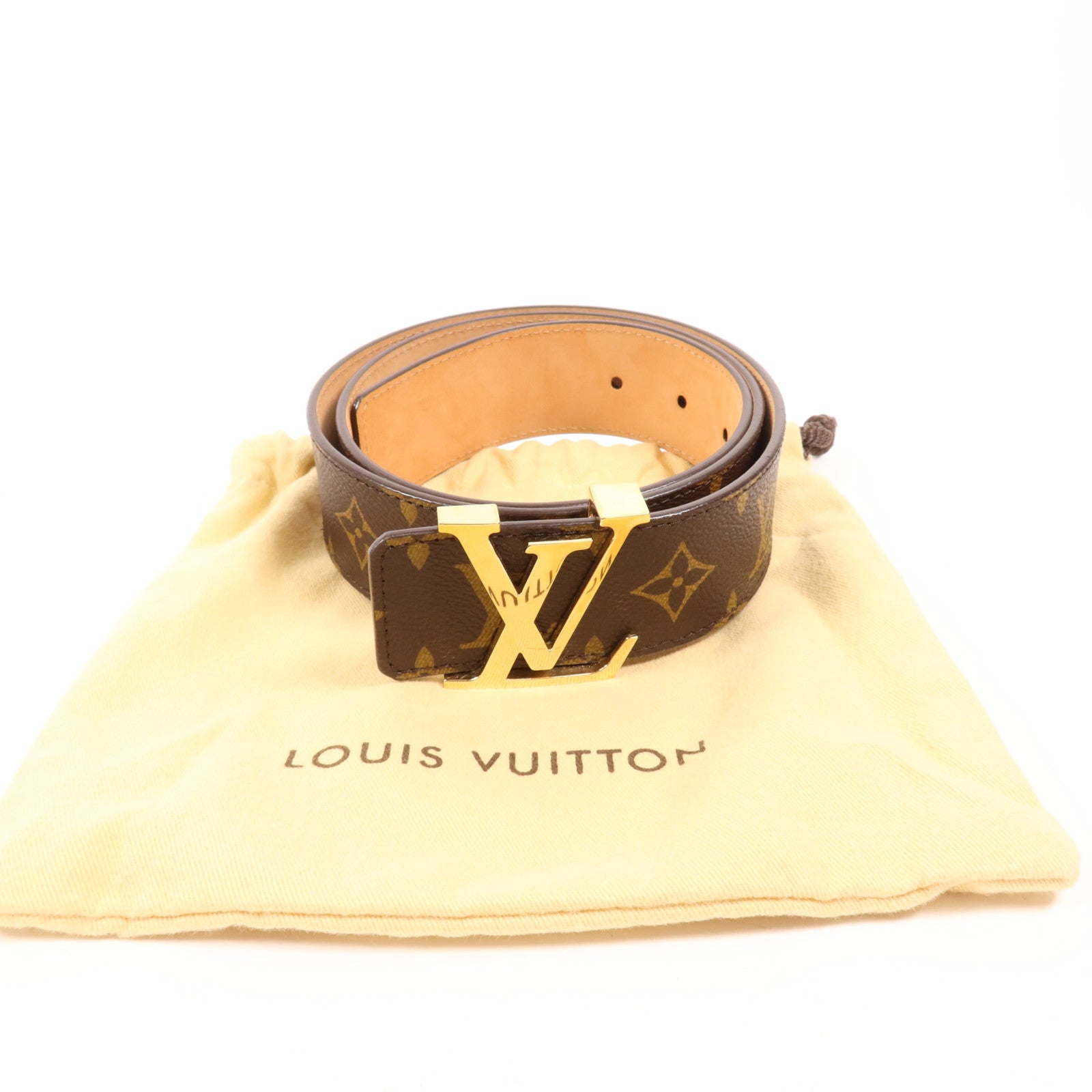 LOUIS VUITTON 【萬聖節商品】Monogram Belt金扣皮帶