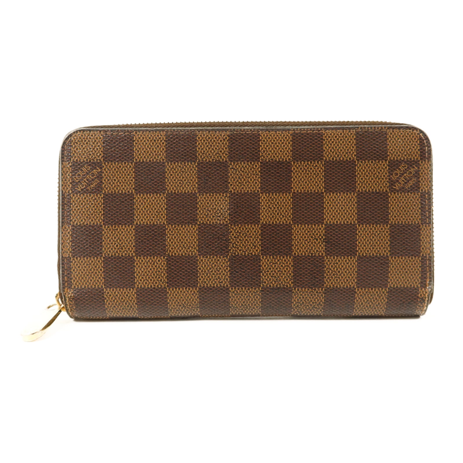 LOUIS VUITTON Damier Zipper Long Wallet金扣長錢包